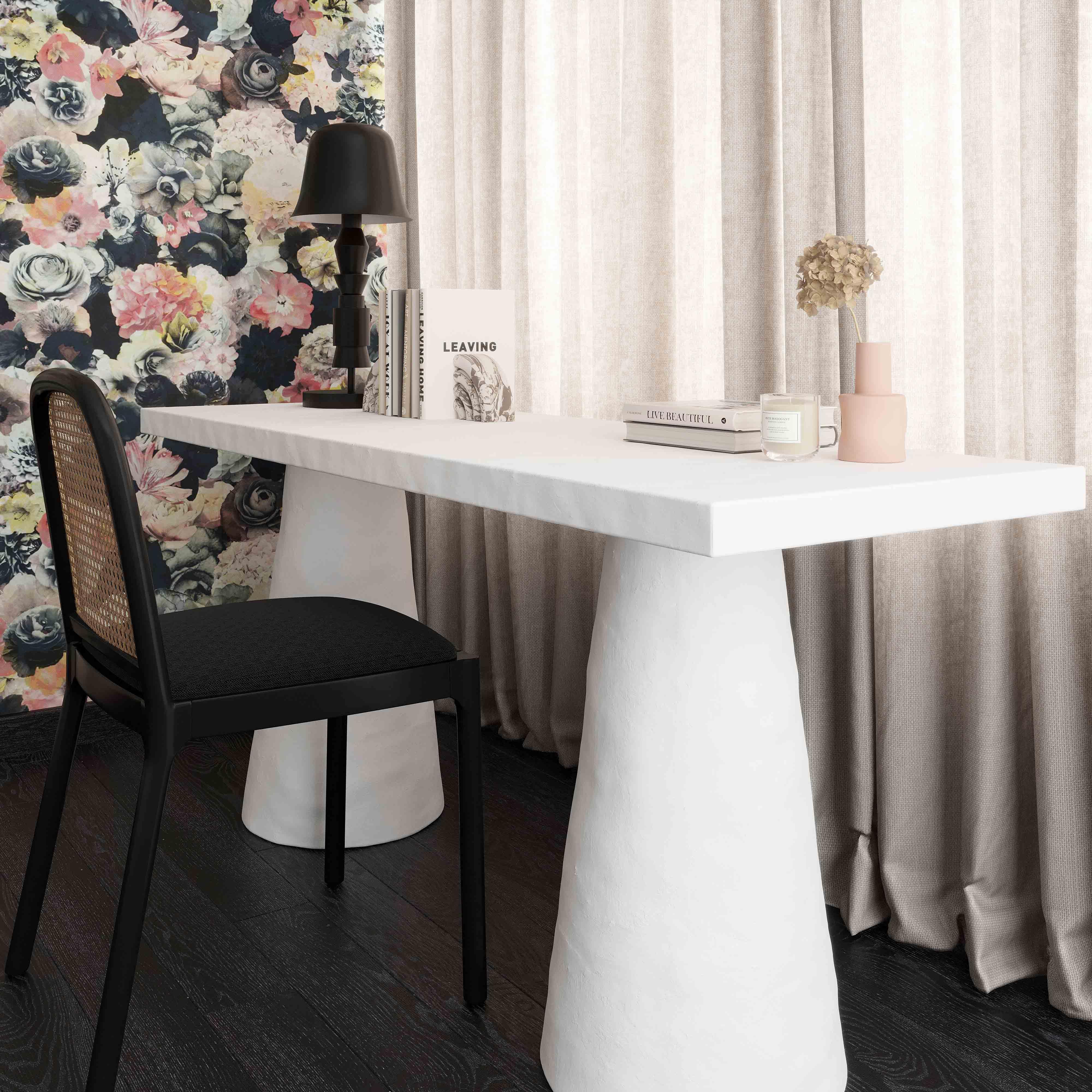 Dayana Plaster Desk - Remutear