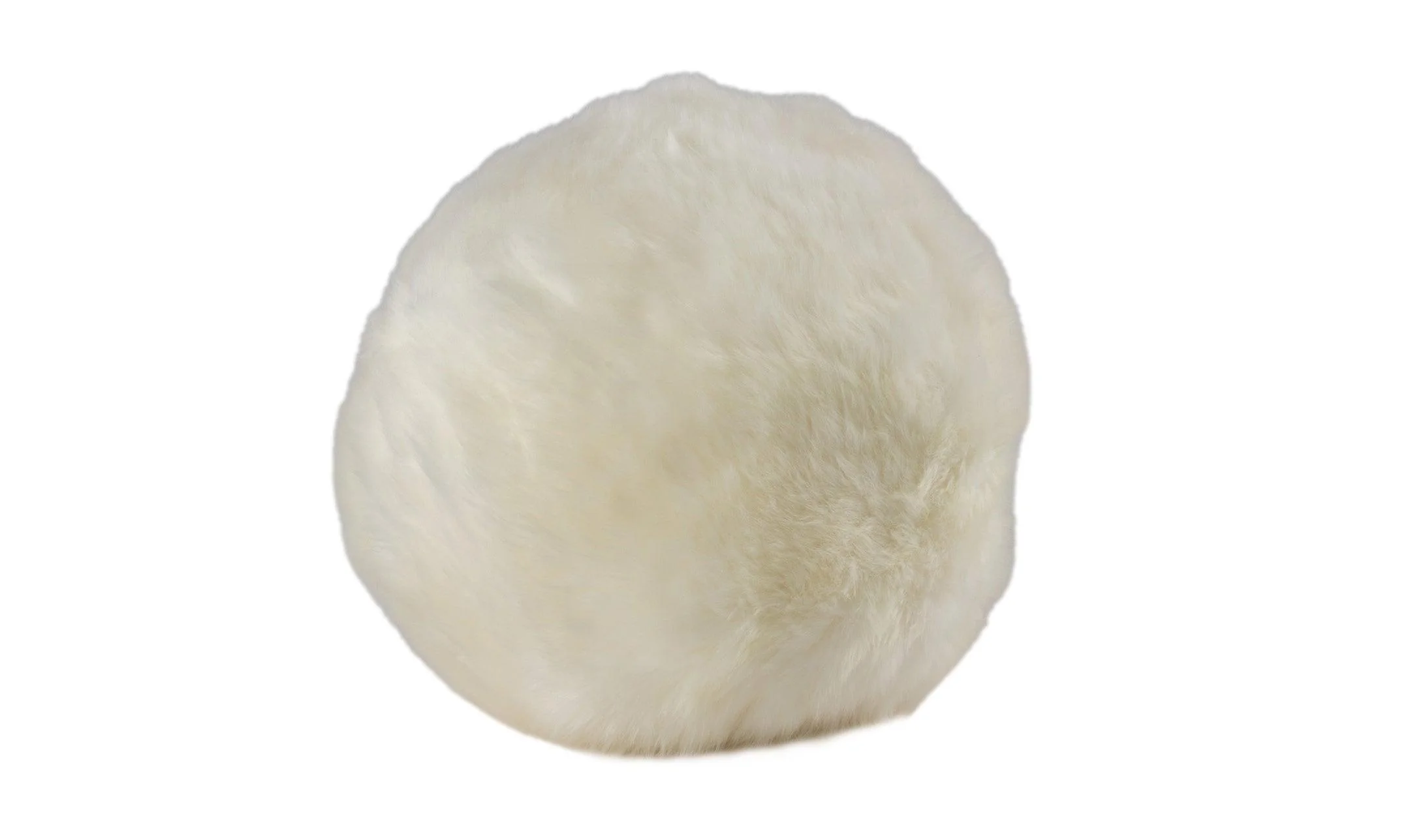 Long Wool Sheepskin Ball Cushion - Remutear