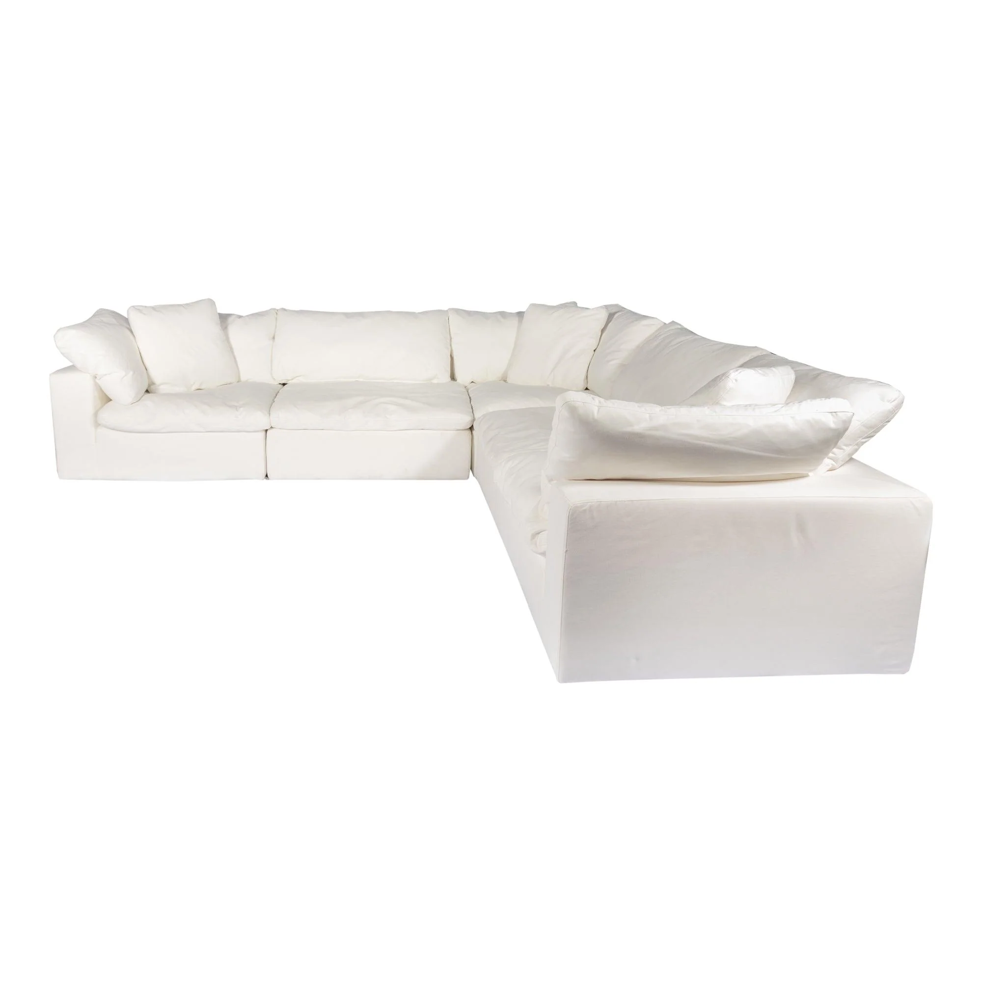 Clay Classic Modular Sectional Performance Fabric White - Remutear