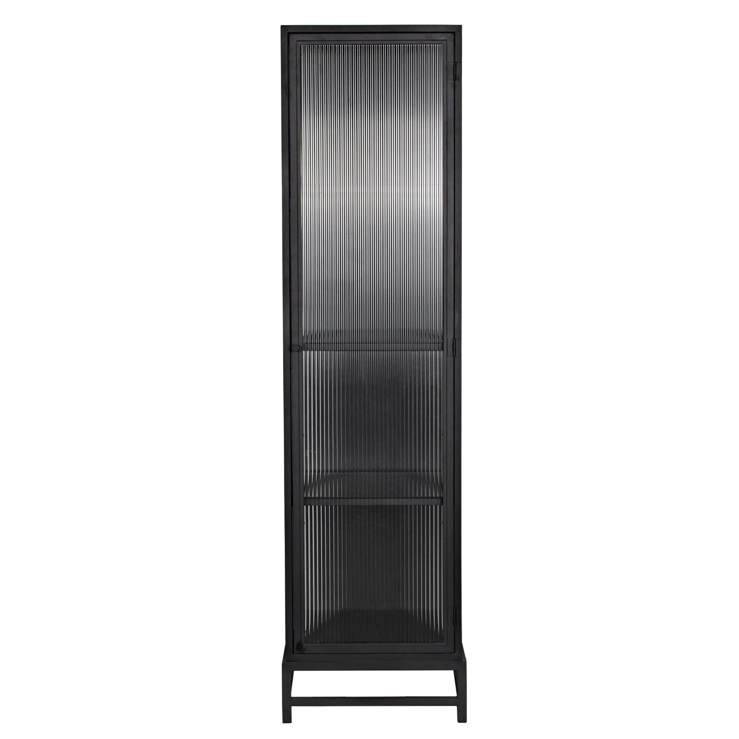 Chandler Tall Cabinet, Black Steel - Remutear