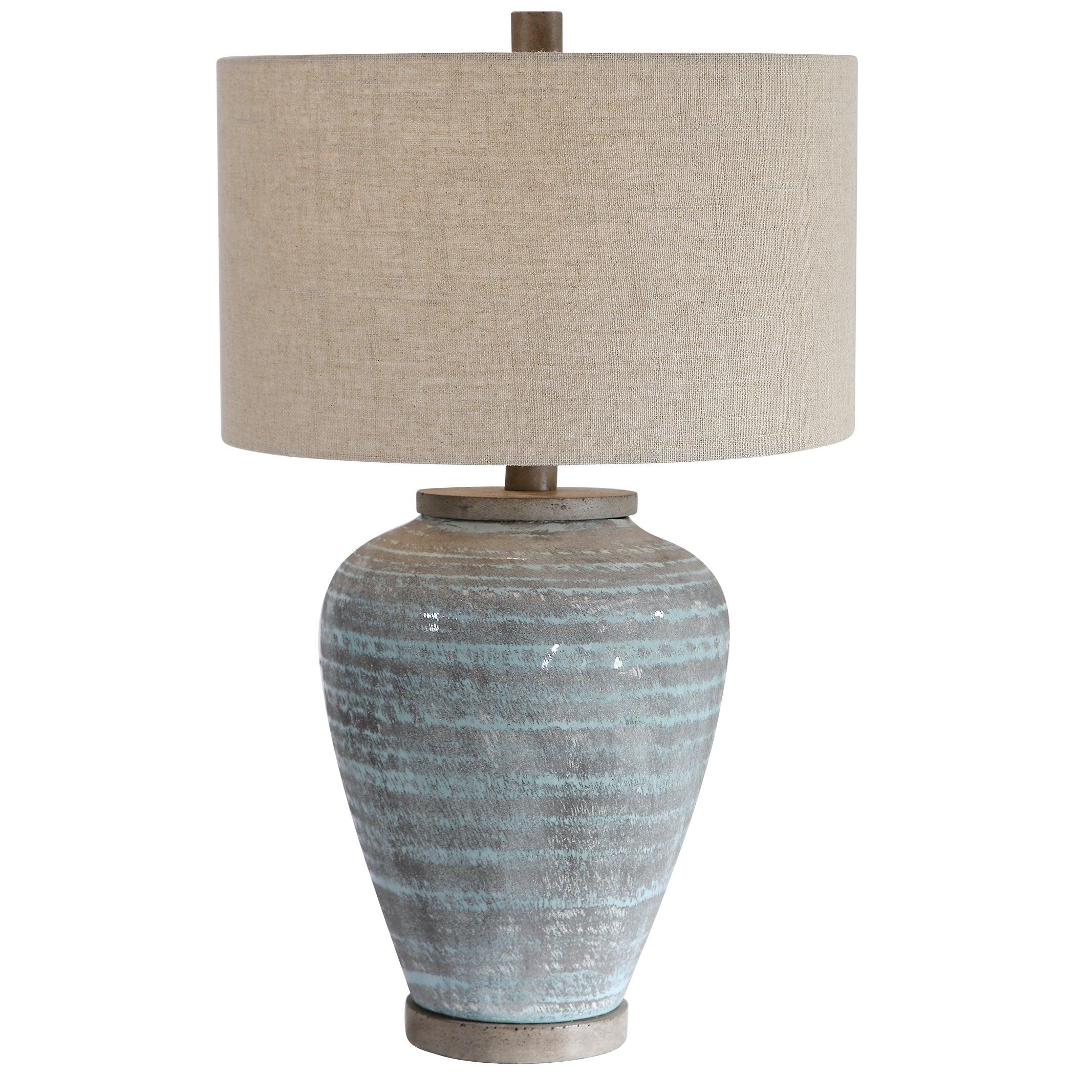 PELIA LIGHT AQUA TABLE LAMP - Remutear
