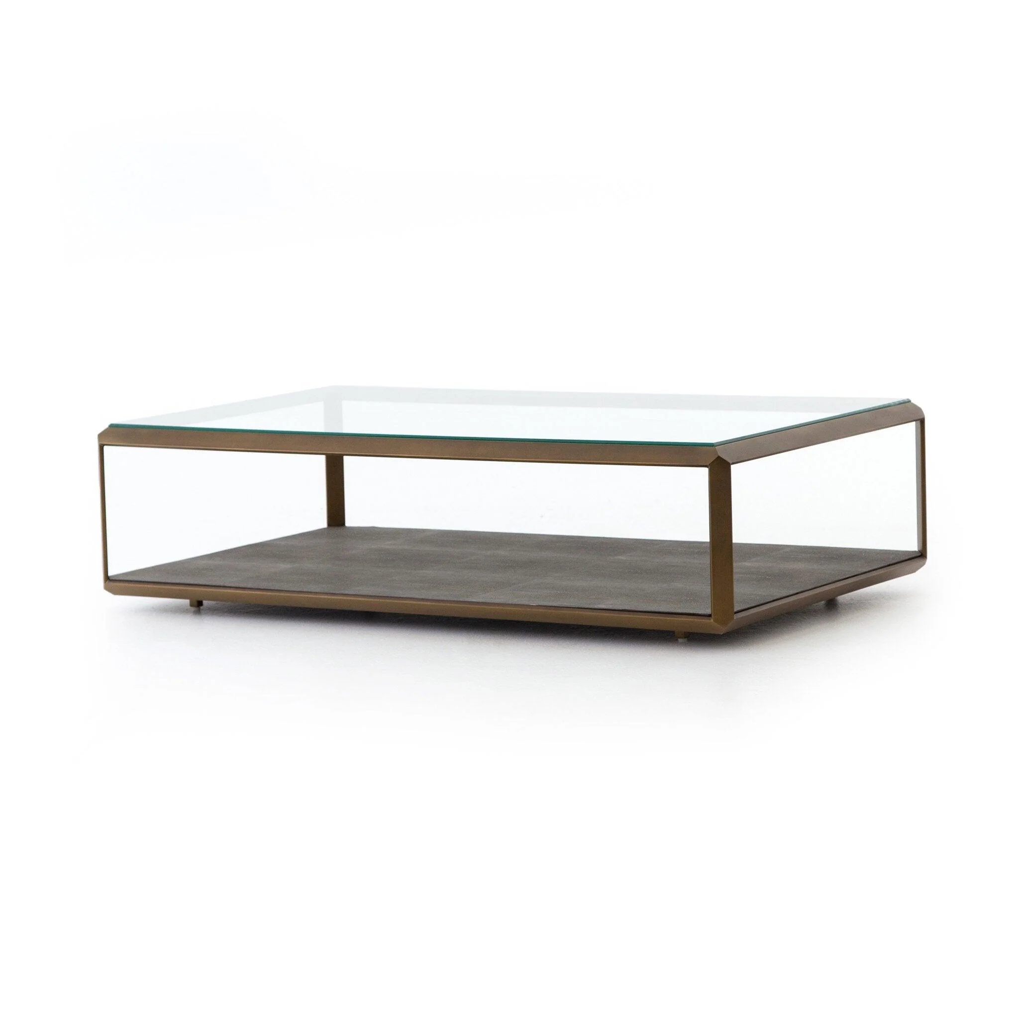 Shagreen Shadow Box Coffee Table - Remutear