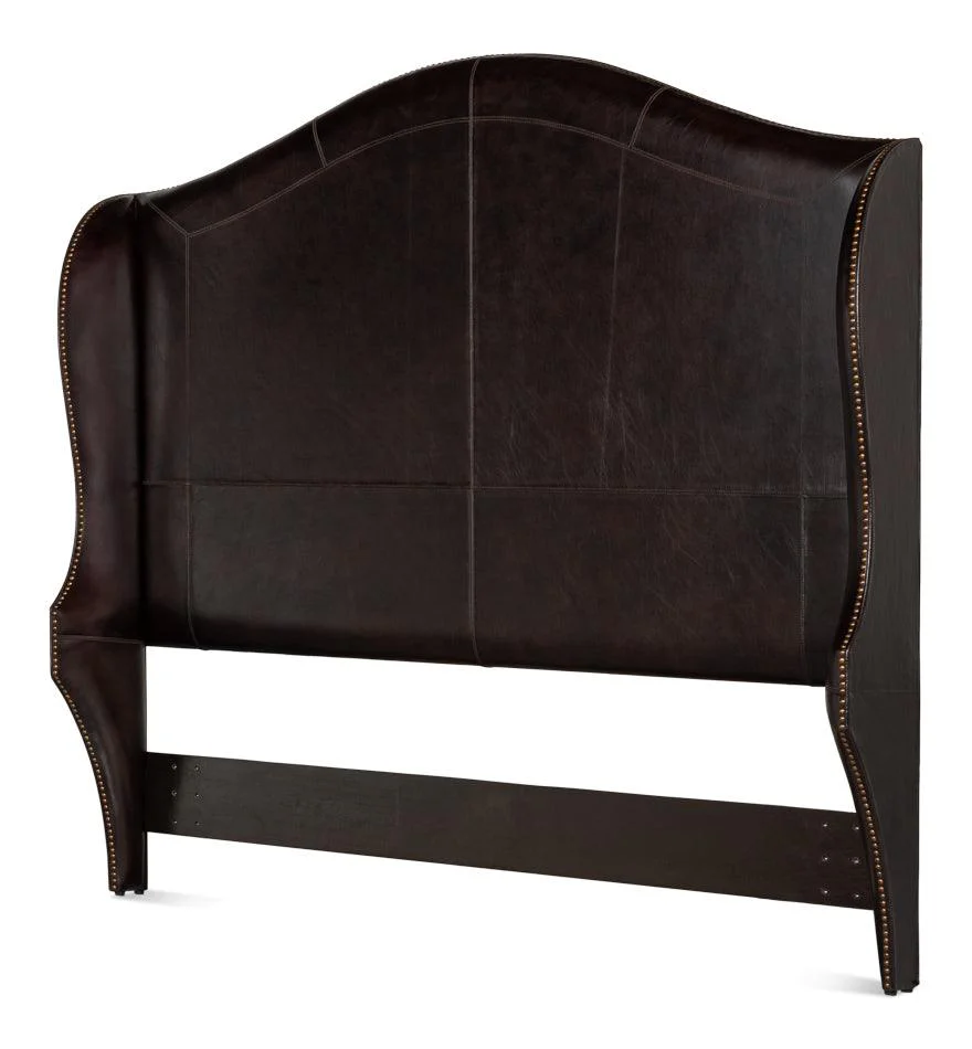 Dowry Equestrian Headboard - Queen - Brown - Remutear