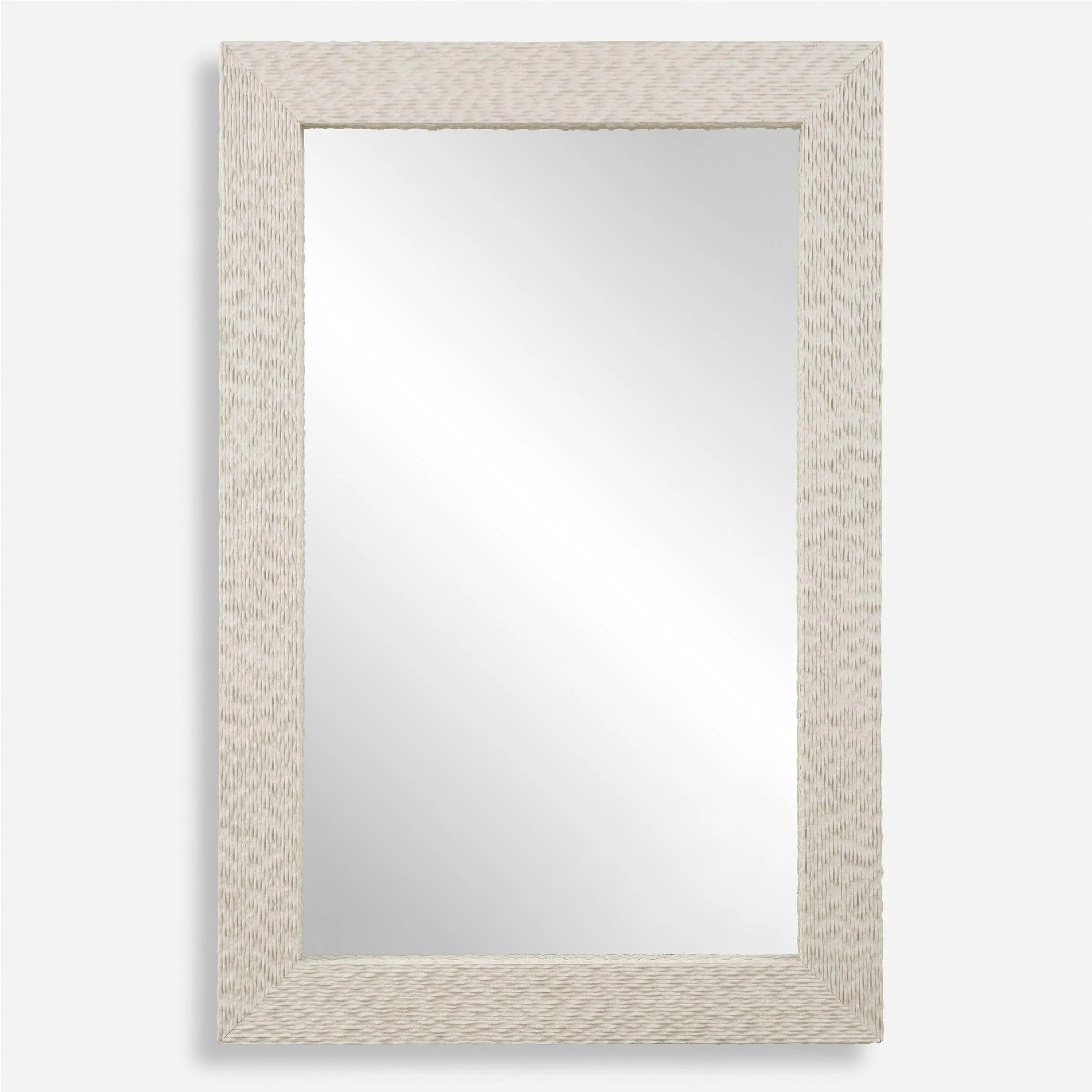 Everett Ivory Stone Mirror - Remutear