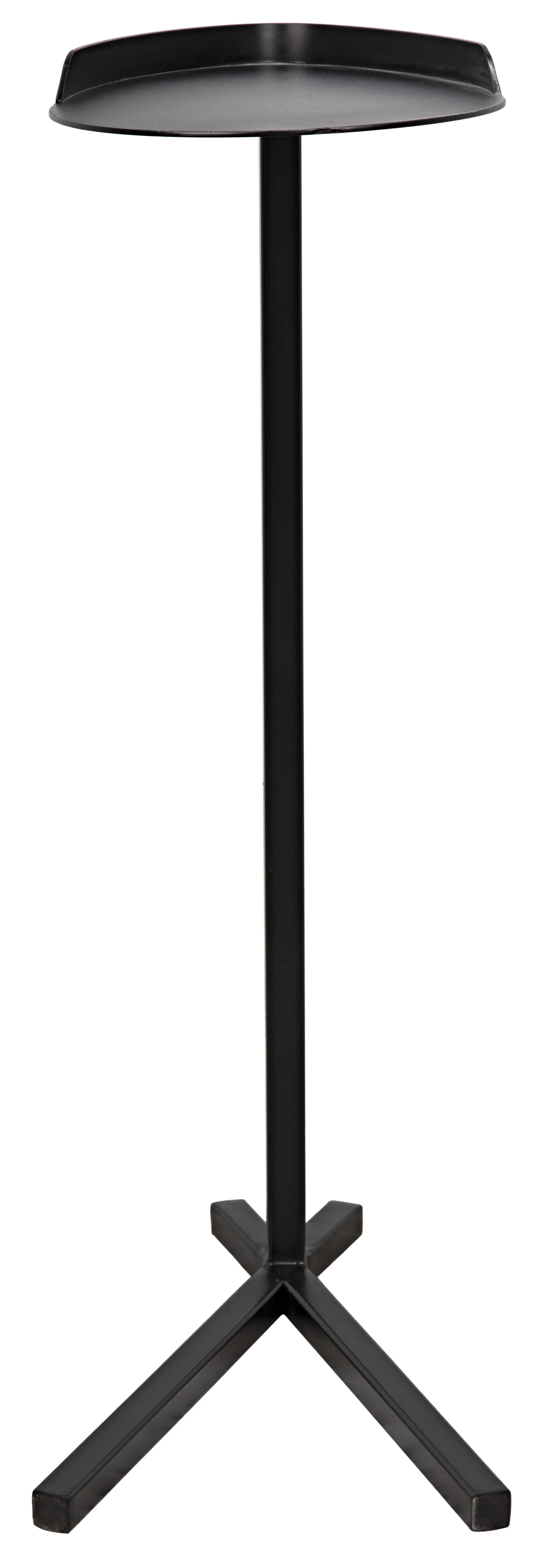 Golem Side Table, Black Steel - Remutear