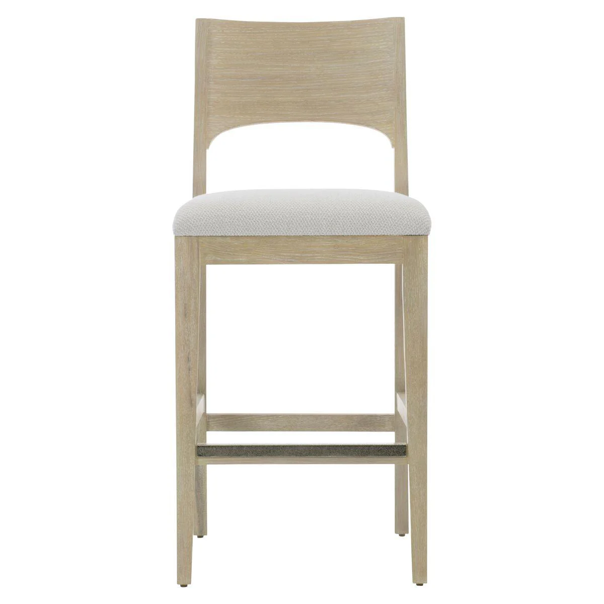 SOLARIA WOOD BACK BAR STOOL IN FABRIC B581 - Remutear
