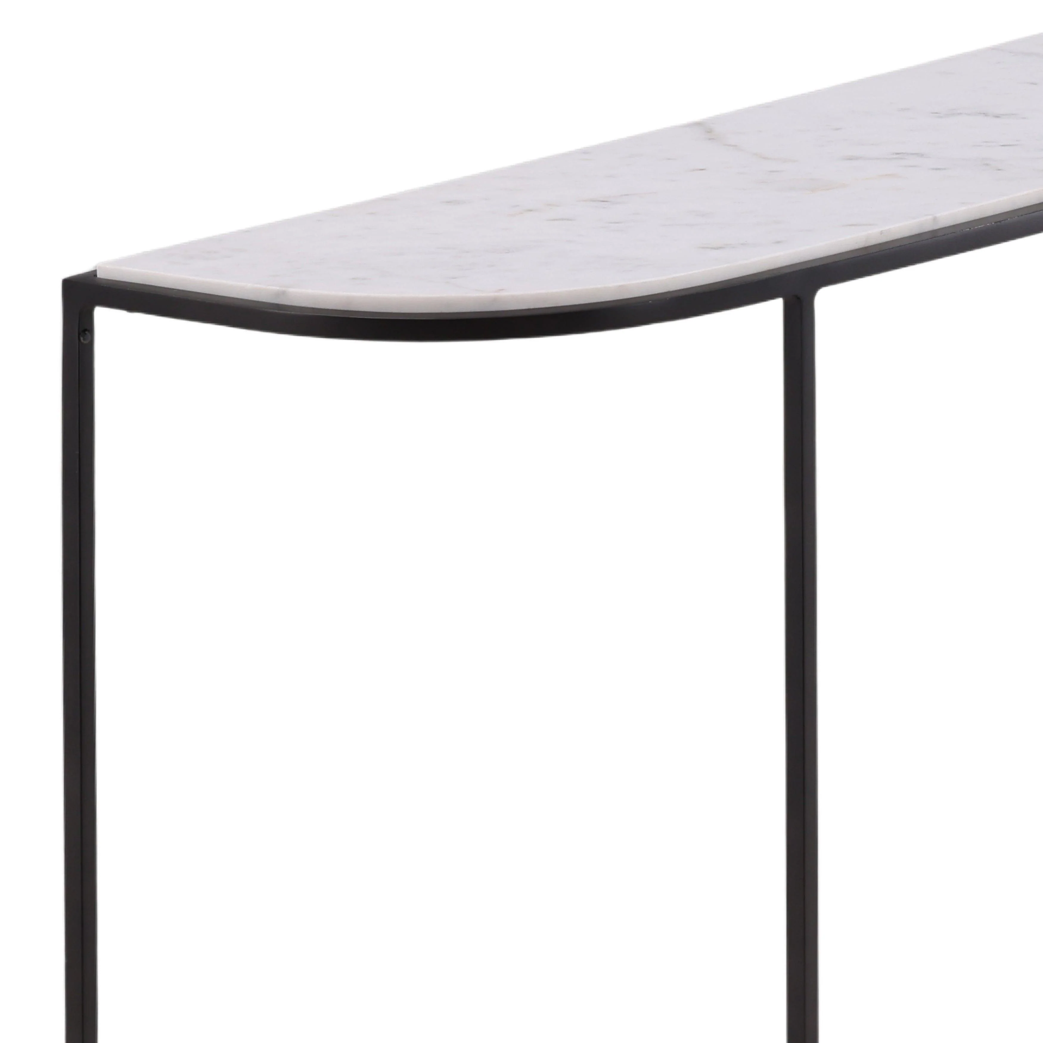 Bryon Console Table White - Remutear
