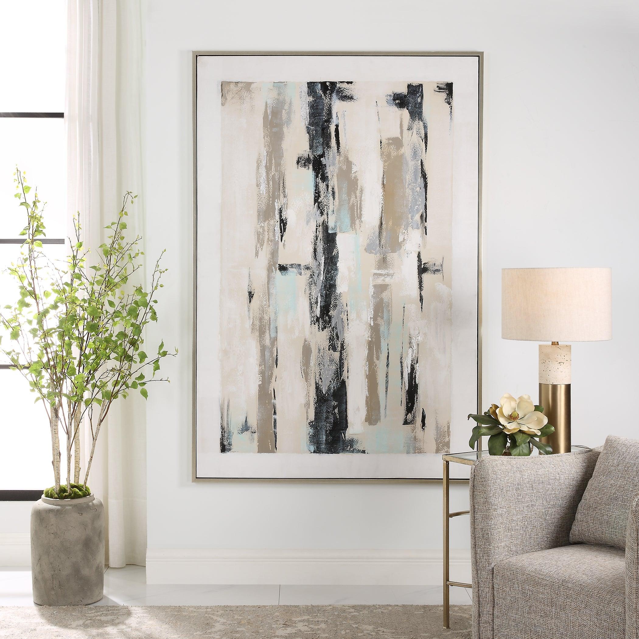 Placidity Hand Painted Abstract Art - Remutear