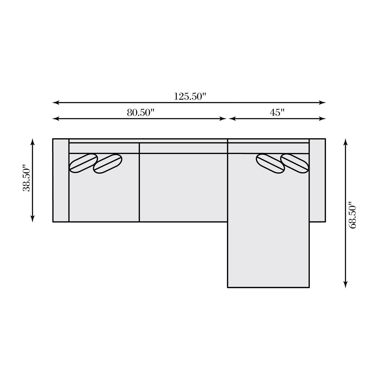 Nest Fabric Sectional Right - Remutear