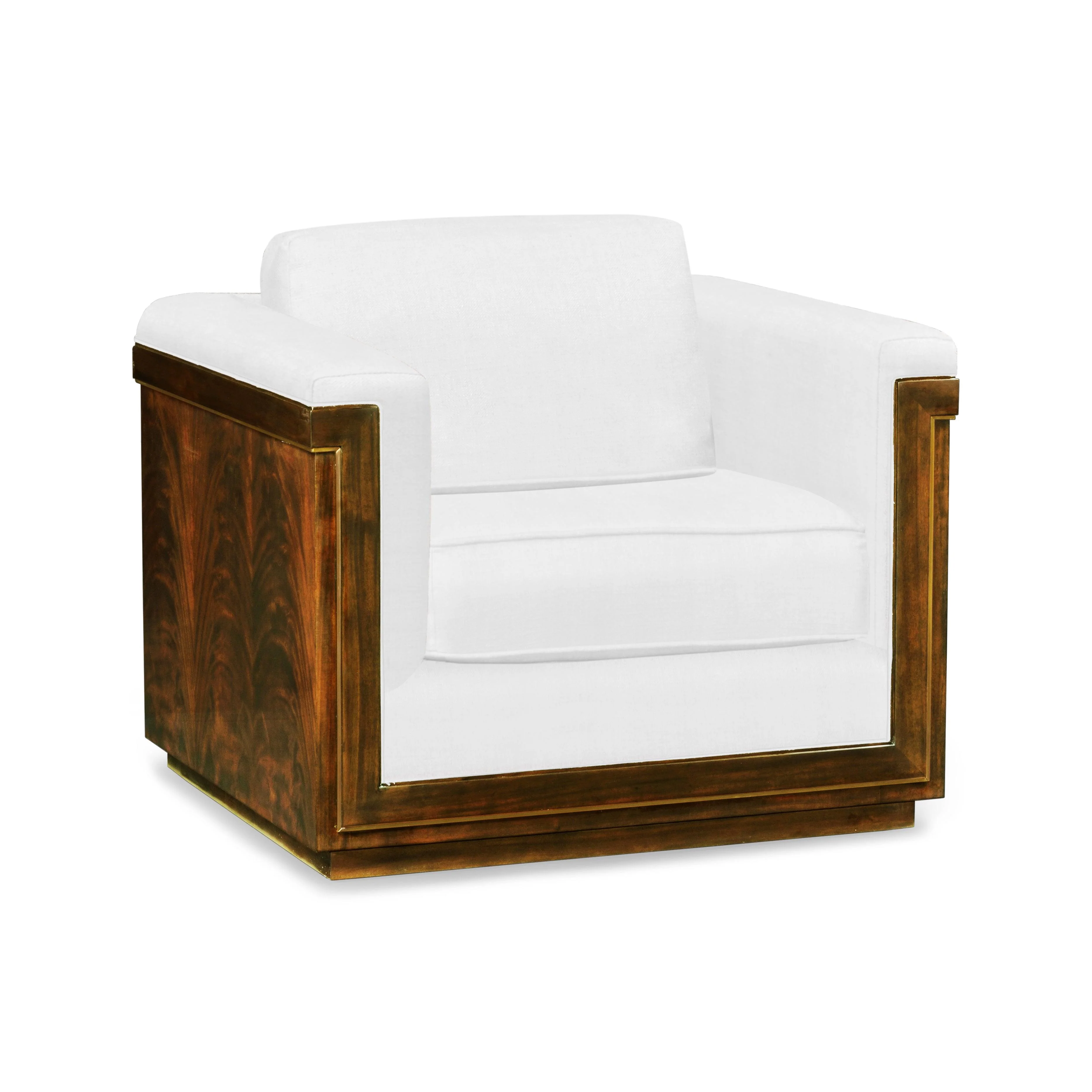 Modern Accents Antique Wood Frame Sofa Chair - Remutear
