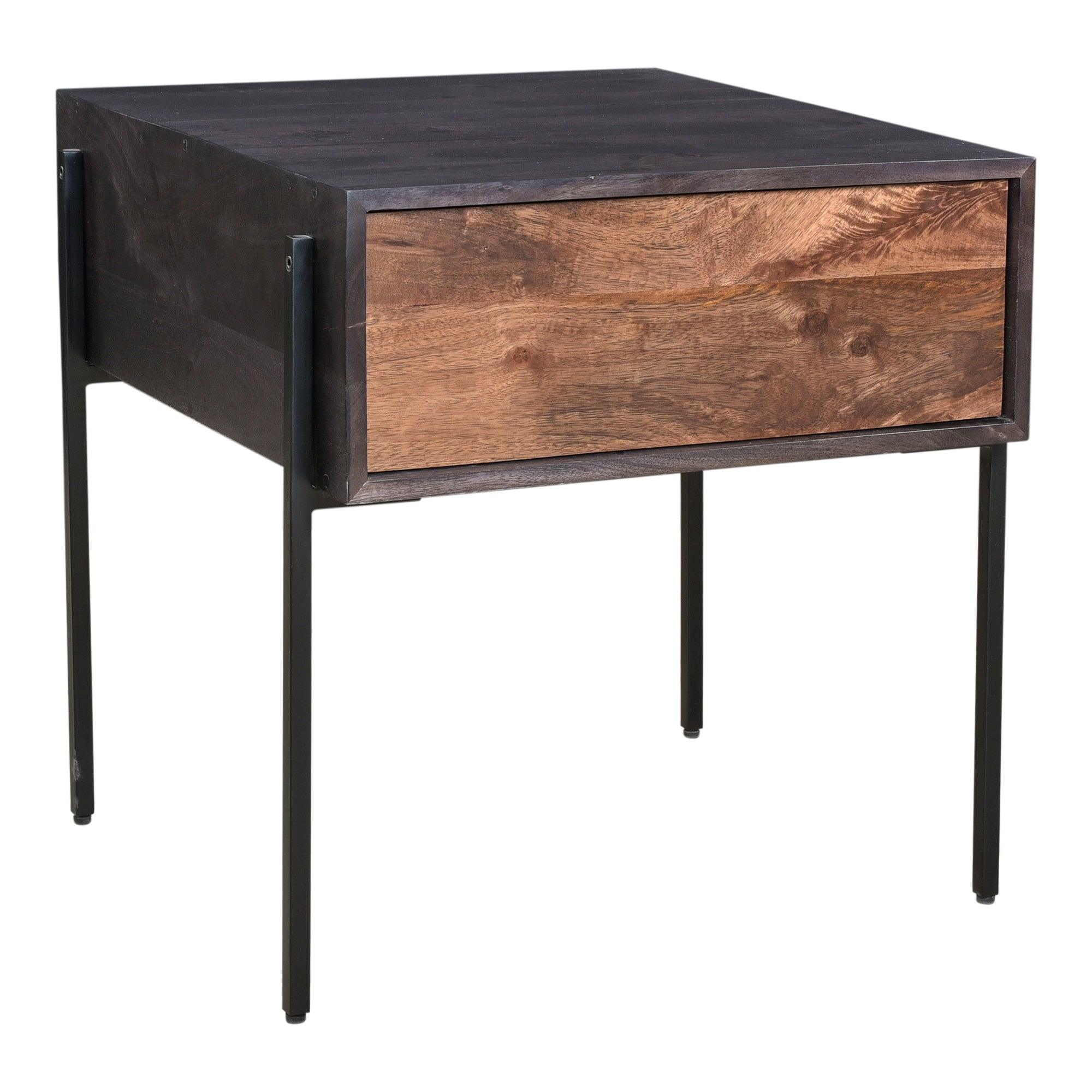 Tobin Side Table Brown - Remutear