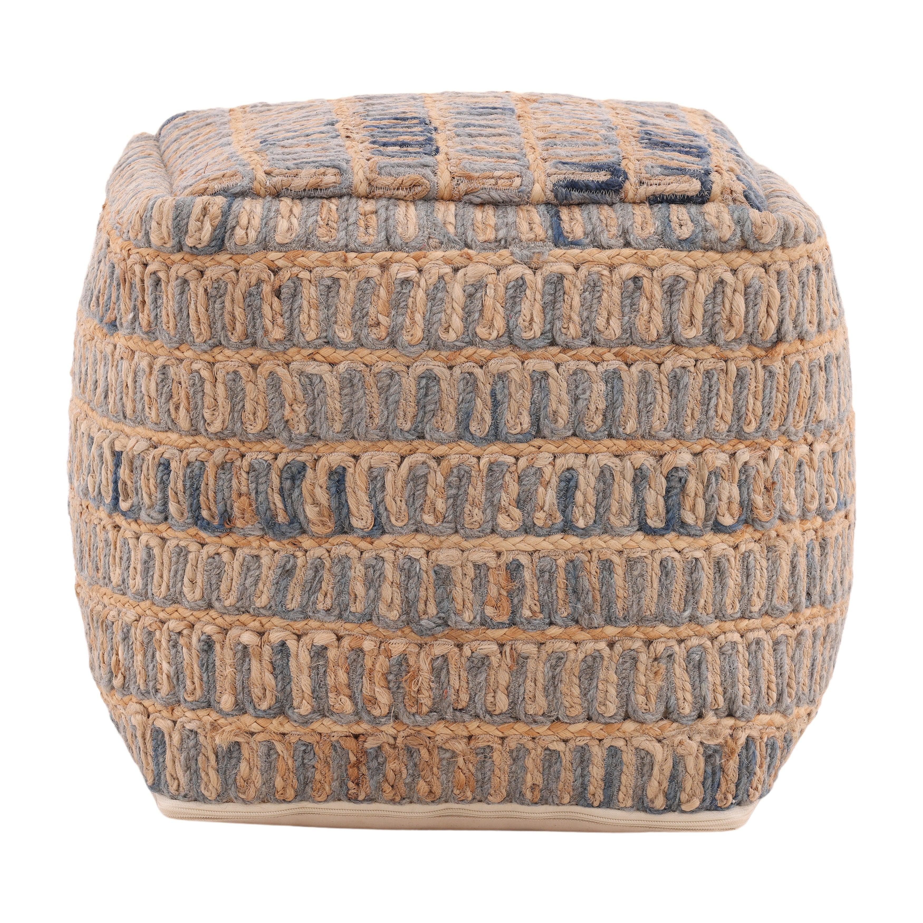 Aziel Pouf Blue - Remutear