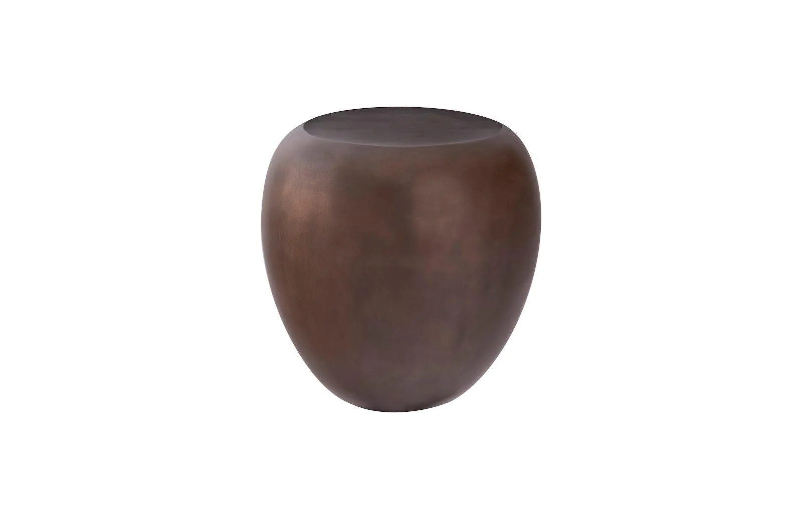 River Stone Side Table, Bronze - Remutear