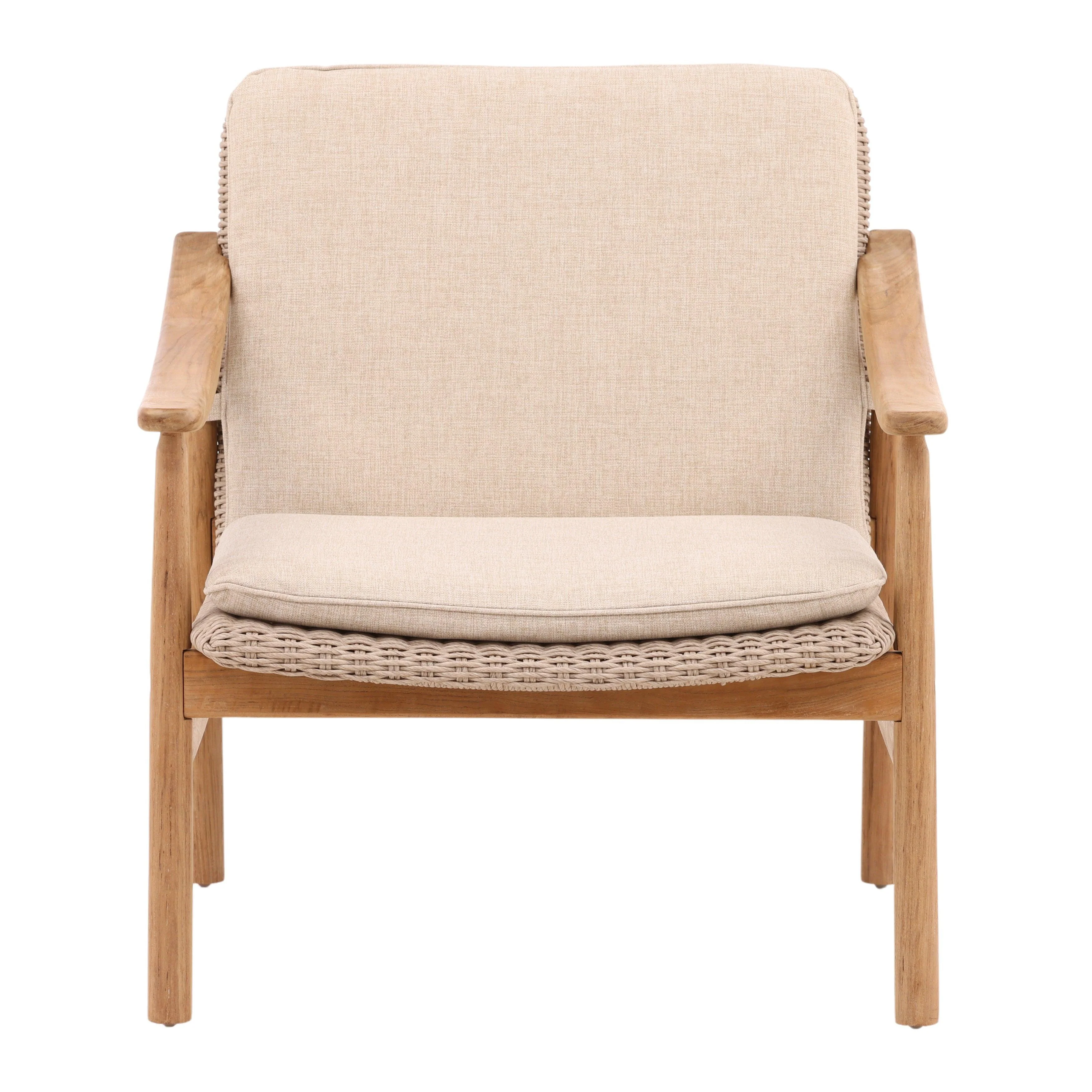 Wesley Outdoor Occasional Chair Beige - Remutear