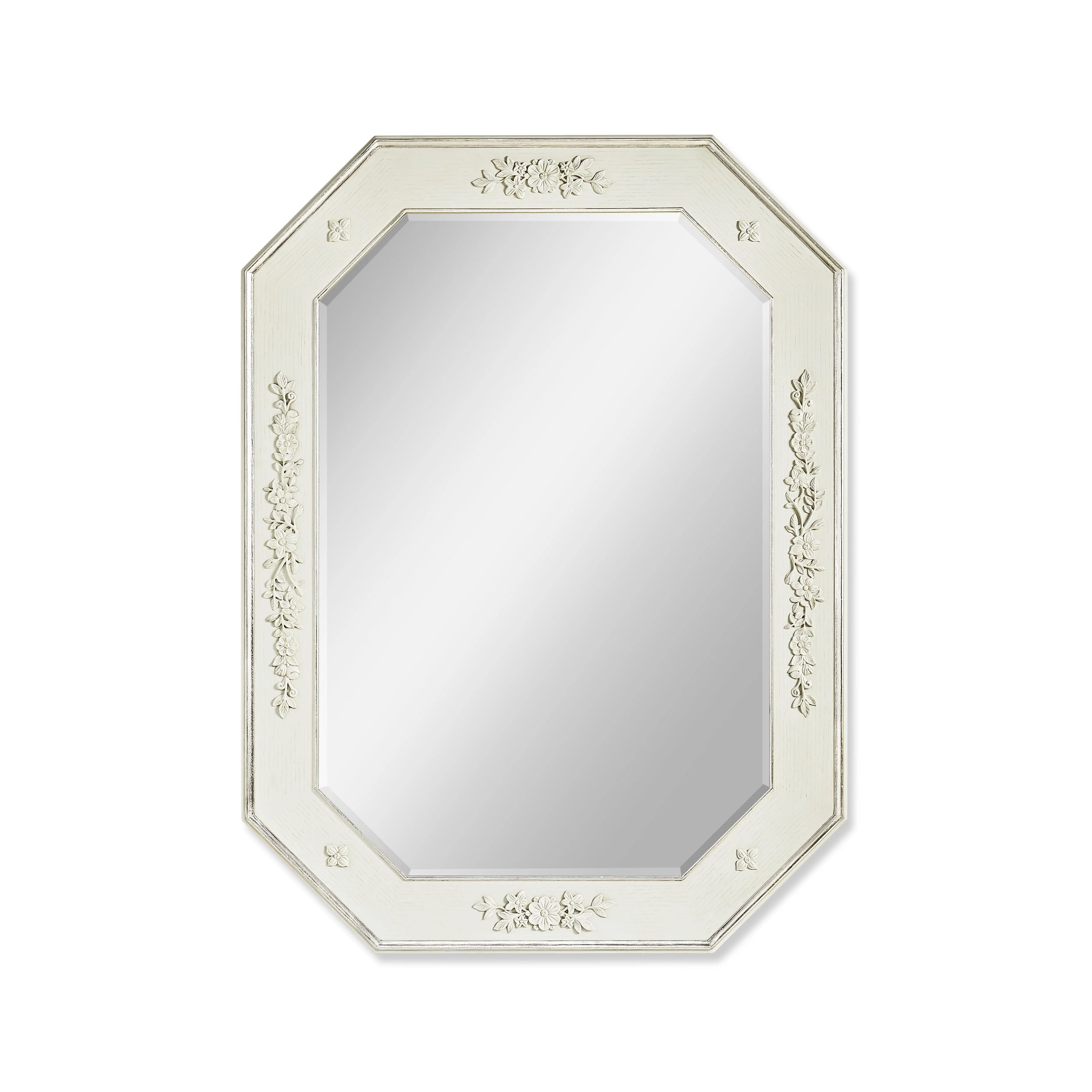 White Parhelion Carved Mirror - Remutear