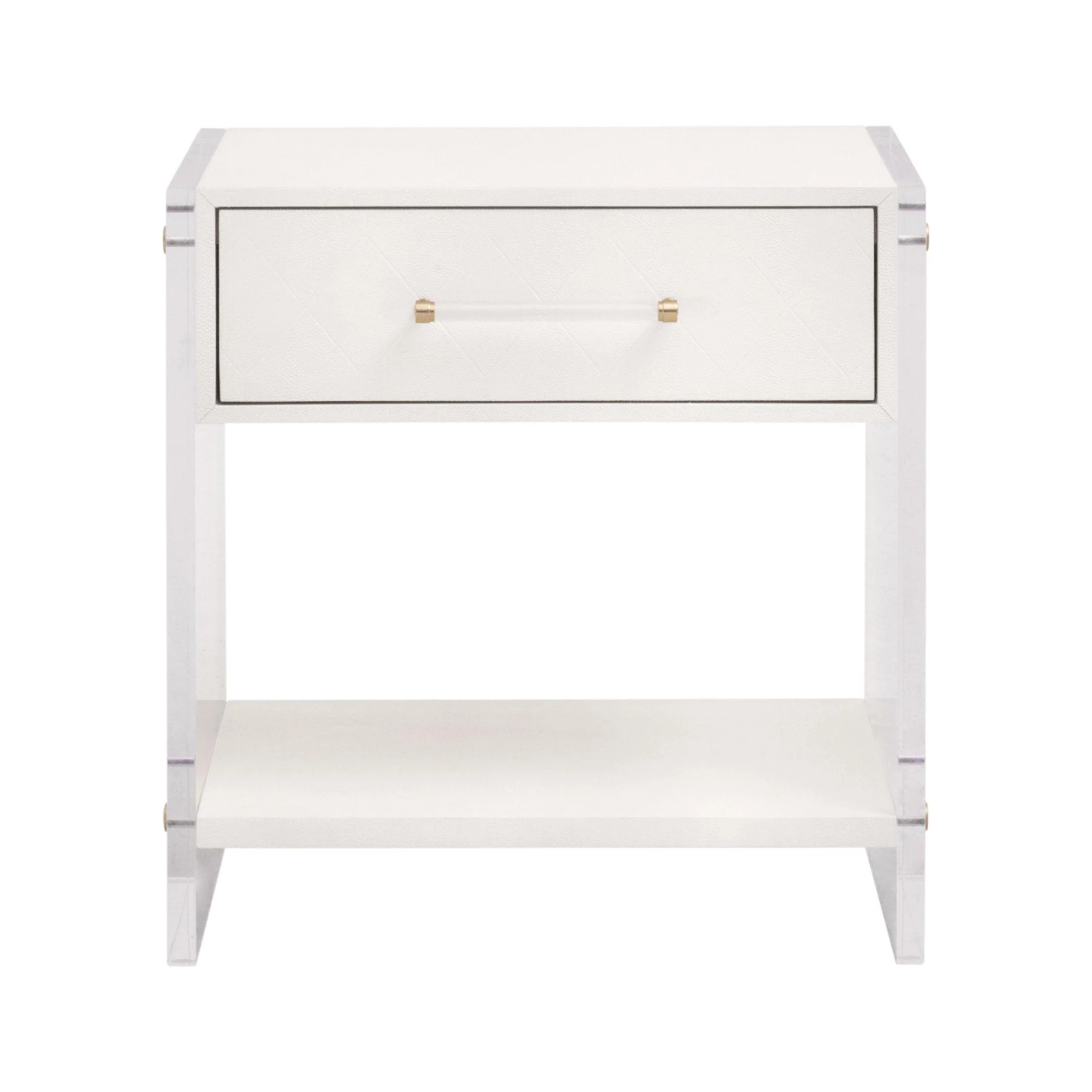 Sonia Shagreen 1-Drawer Nightstand - Remutear