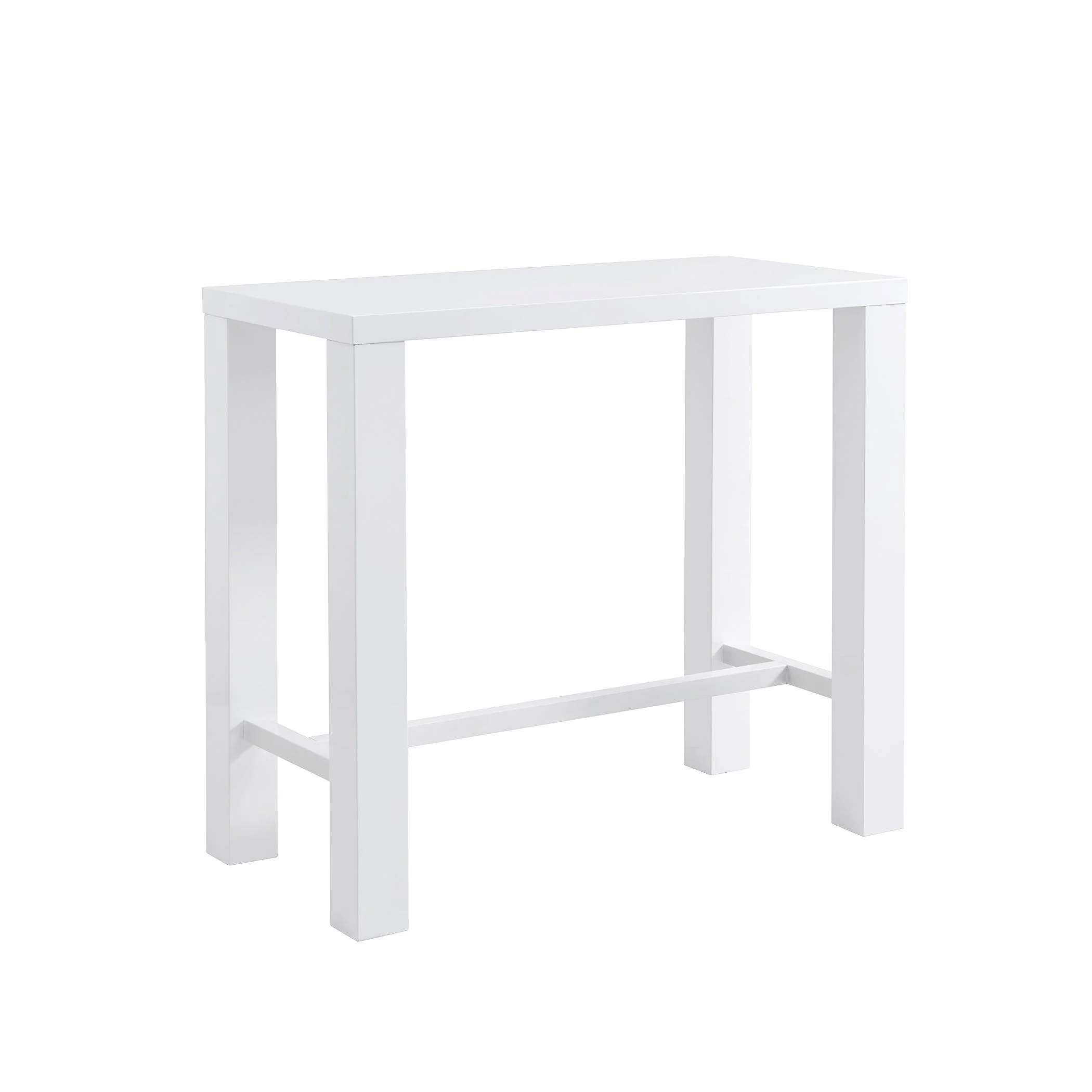 Abby Bar Table Top  High Gloss White - Remutear