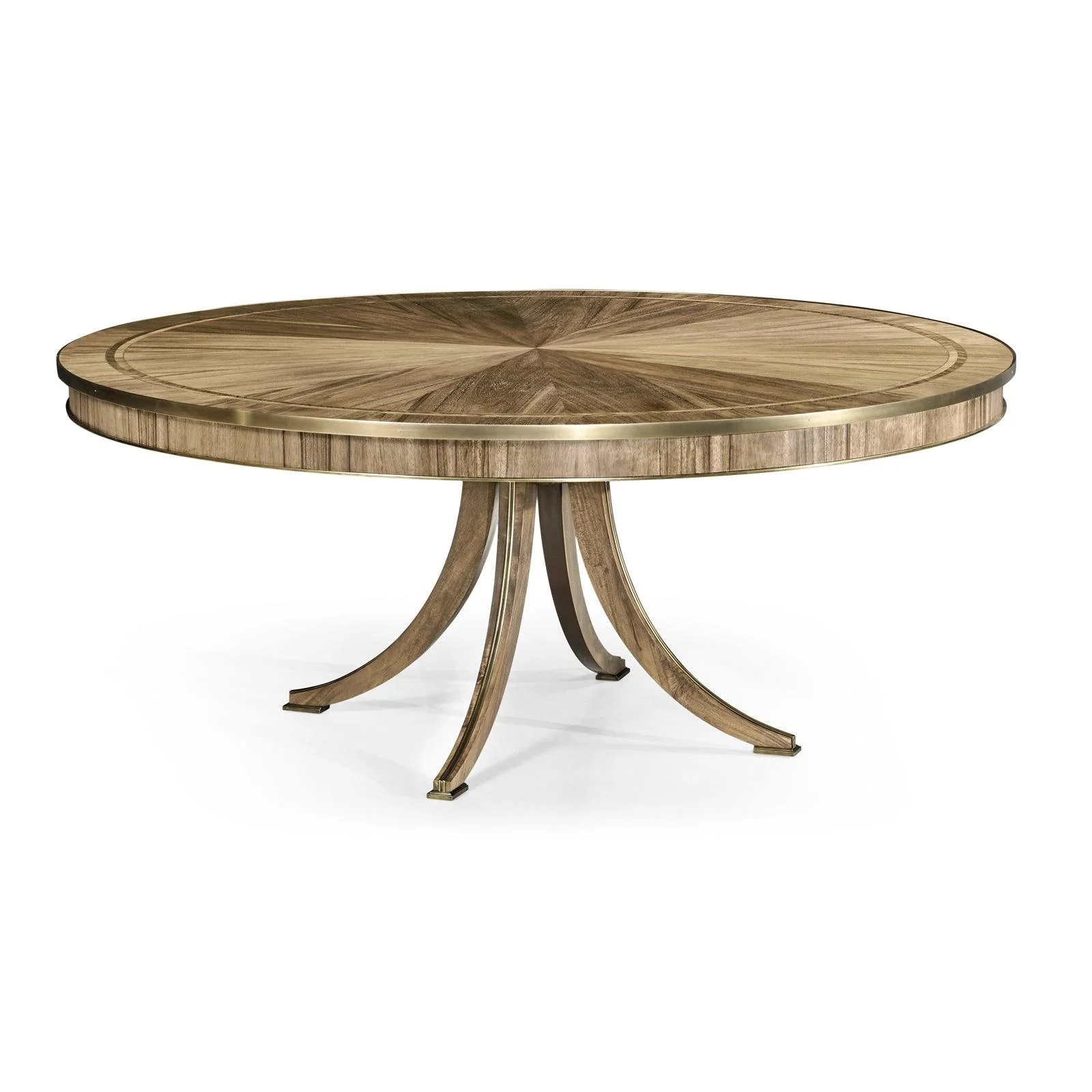 Hamilton Round Golden Amber Dining Table - Remutear
