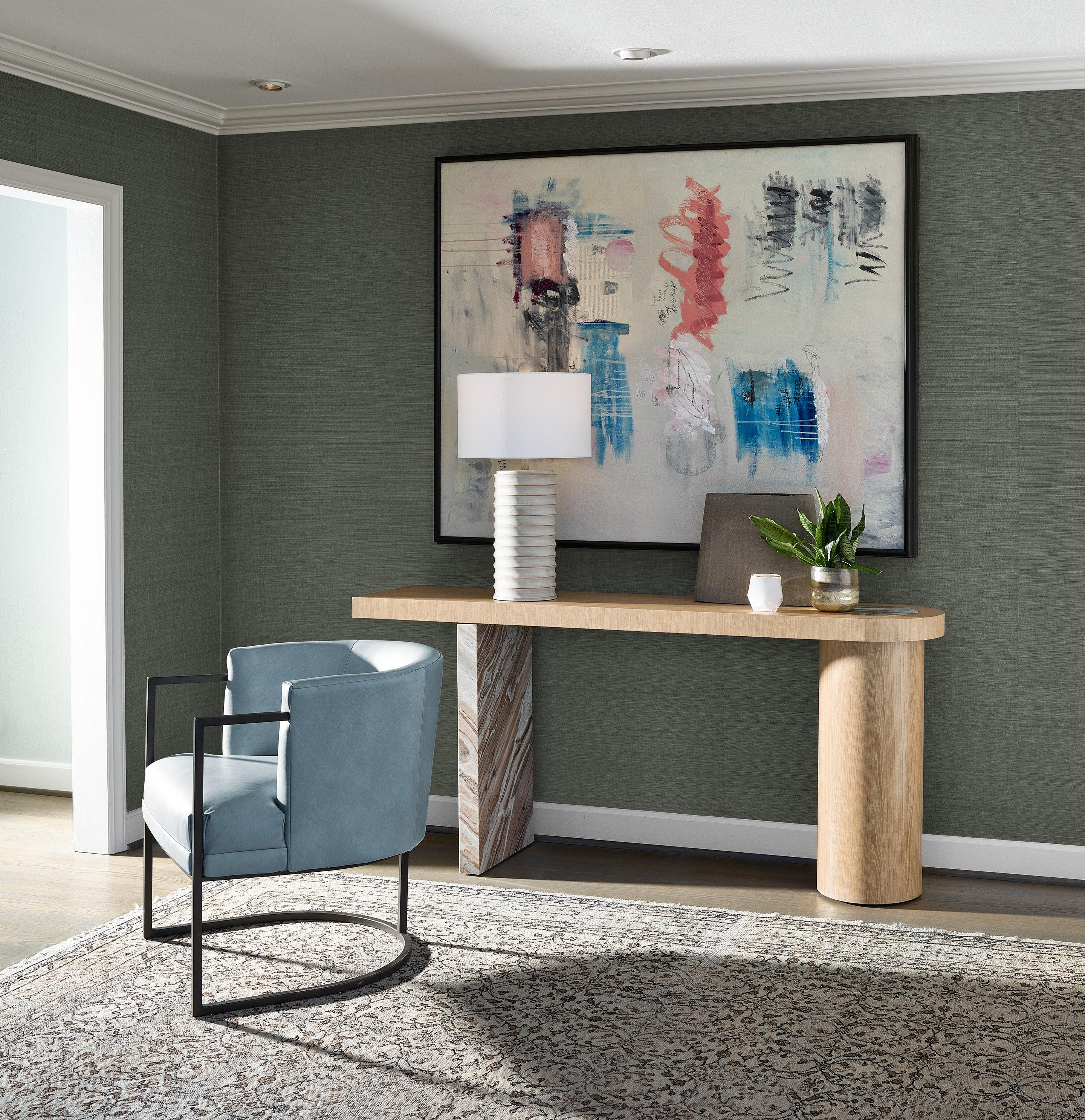 Modern Nomad Wood and Stone Console - Remutear