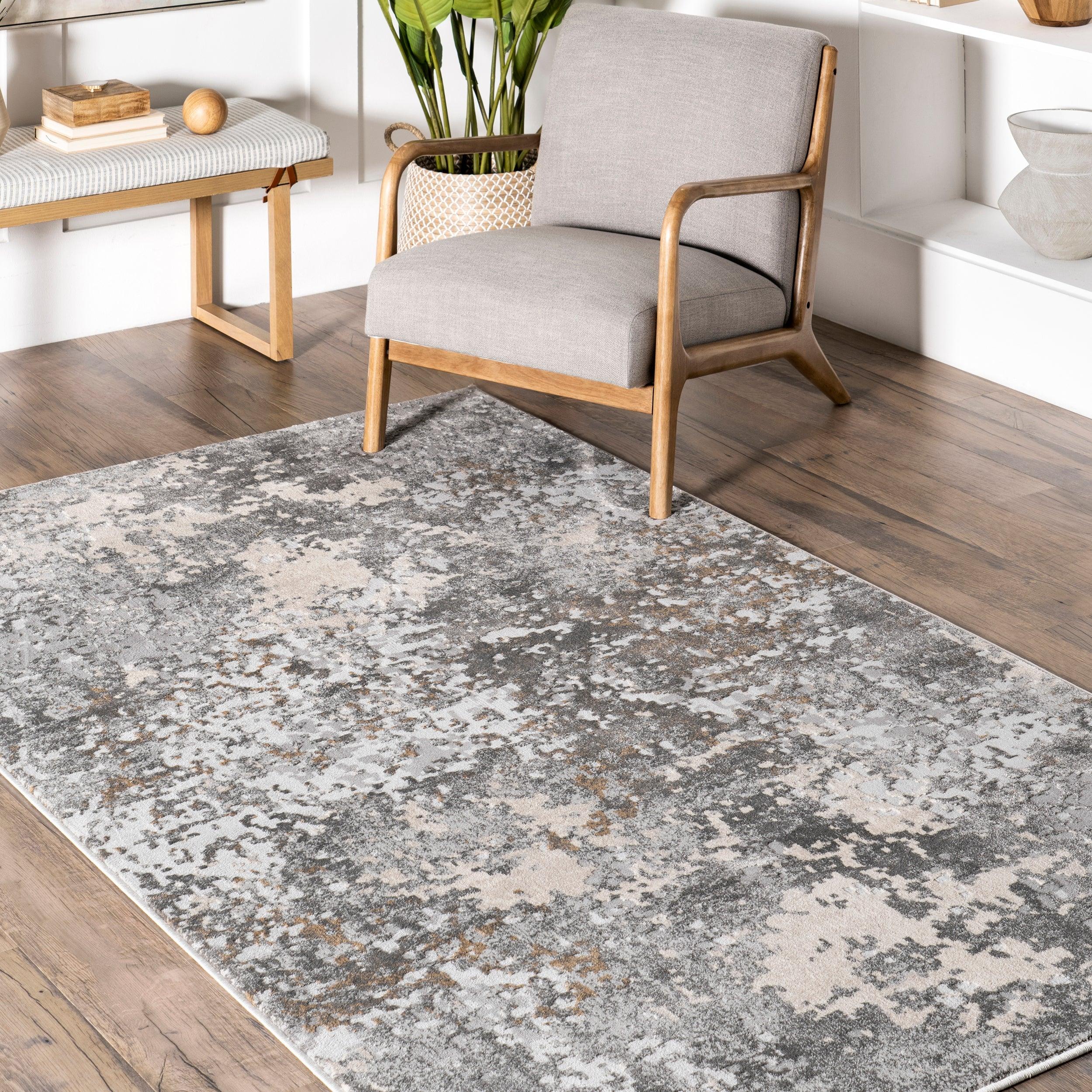 Chastin Modern Abstract Area Rug - Remutear