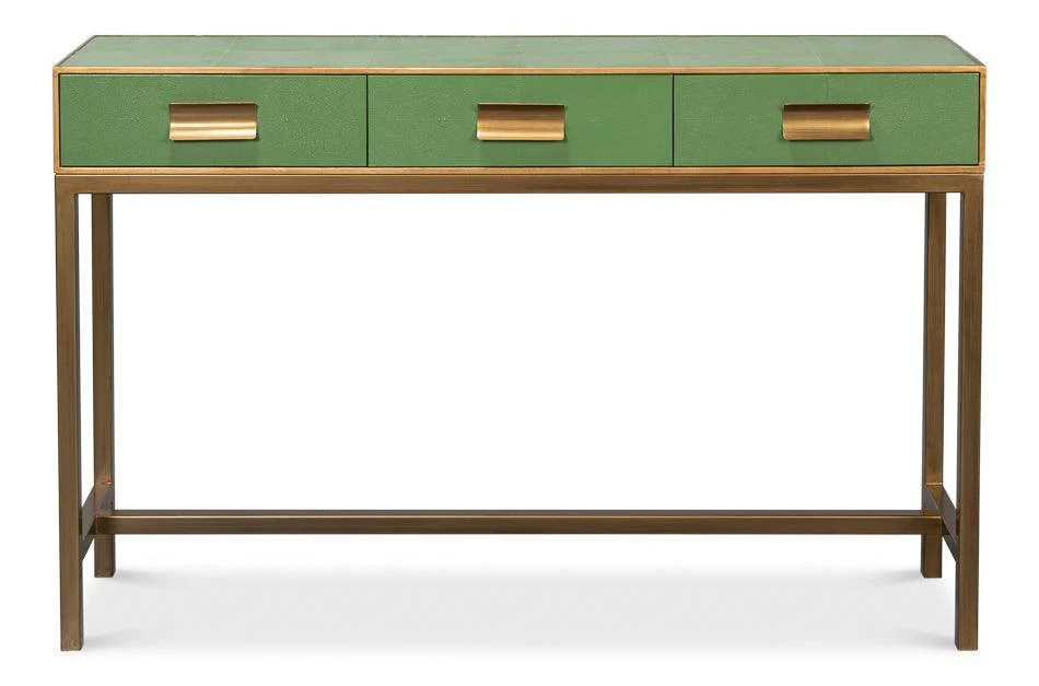 Gideon Shagreen Console - Watercress - Remutear