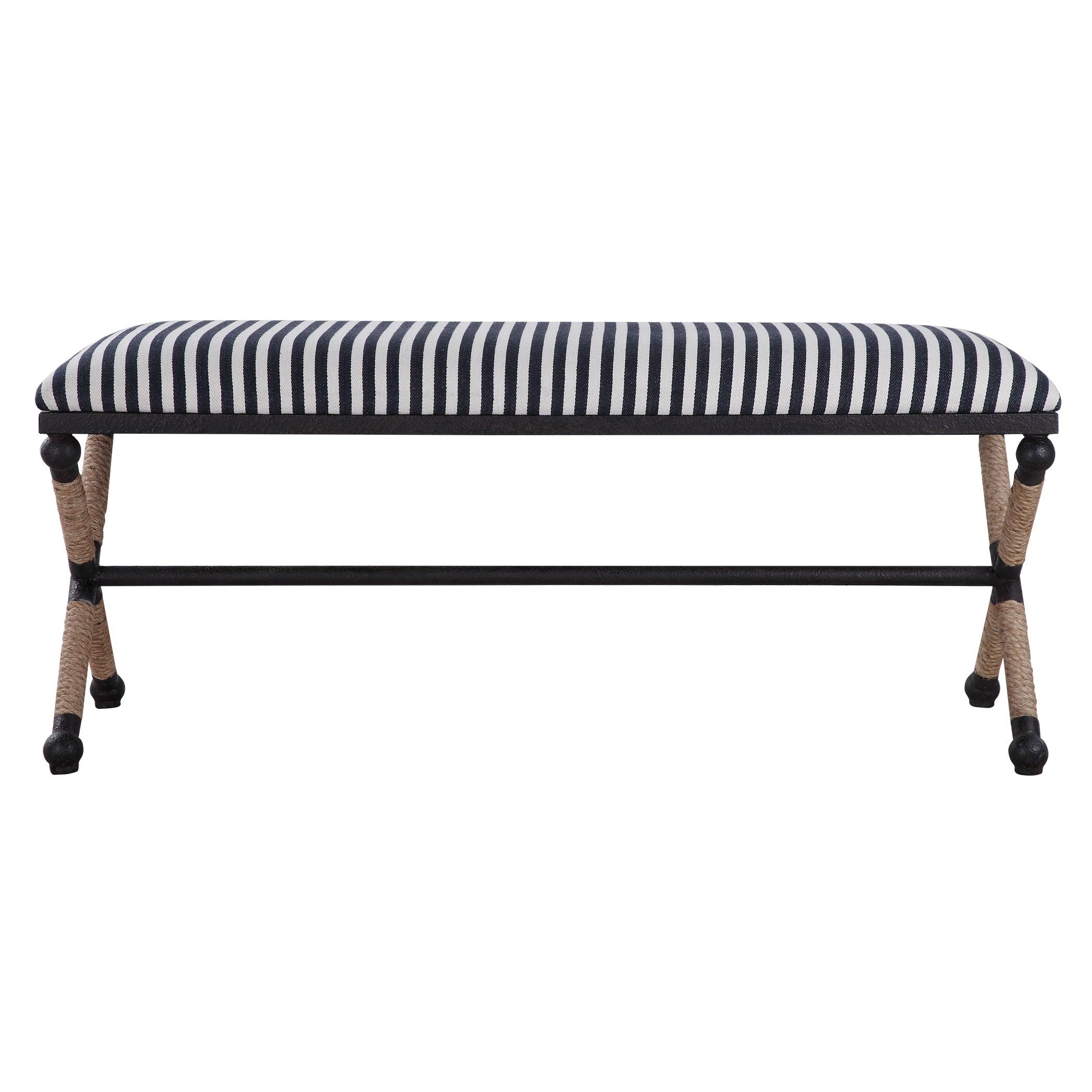Braddock Striped Bench - Remutear