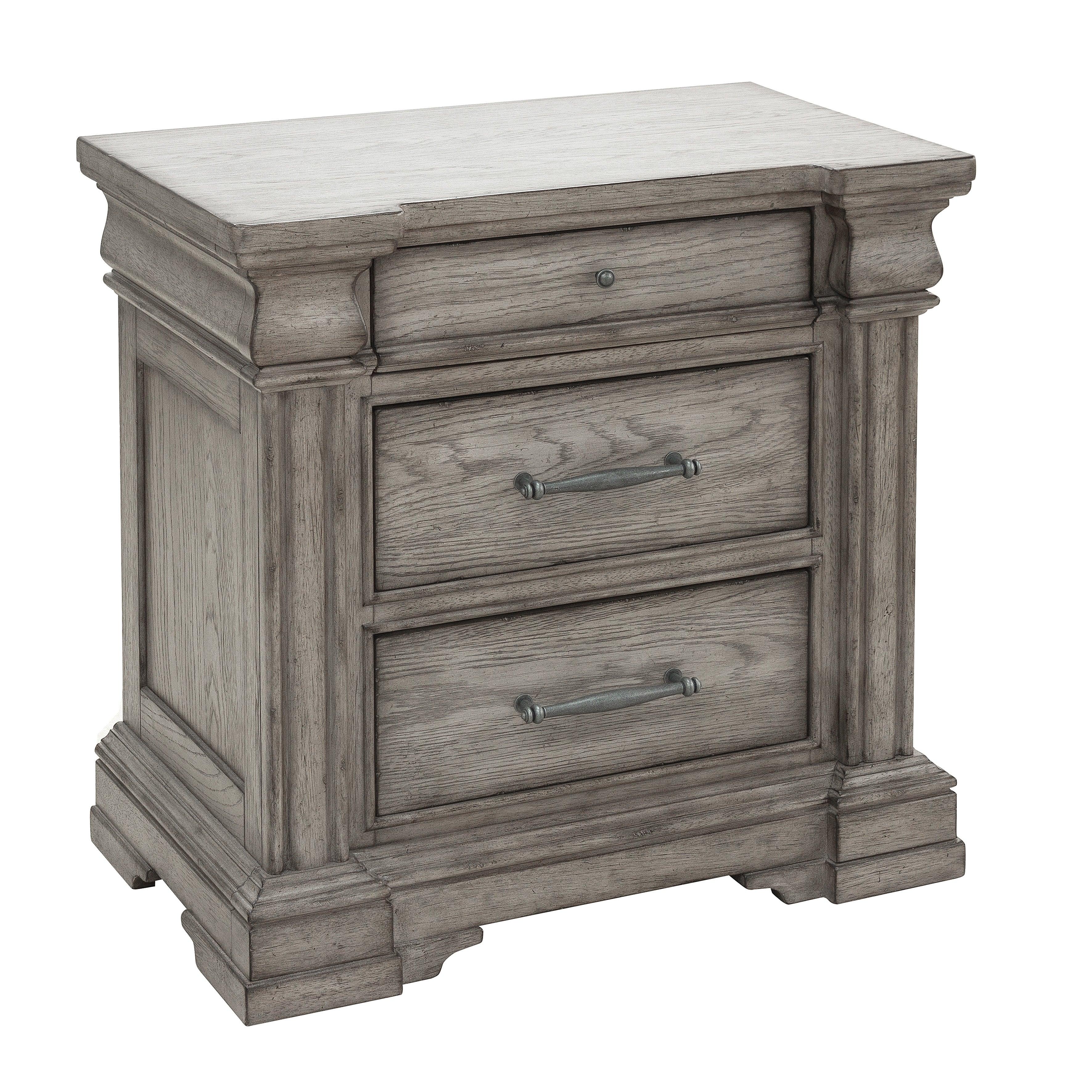 Madison Ridge 3 Drawer Nightstand - Remutear