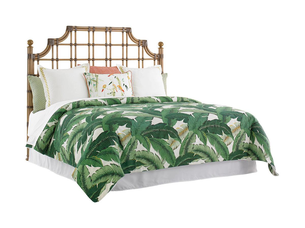 Twin Palms St. Kitts Rattan Headboard - Remutear