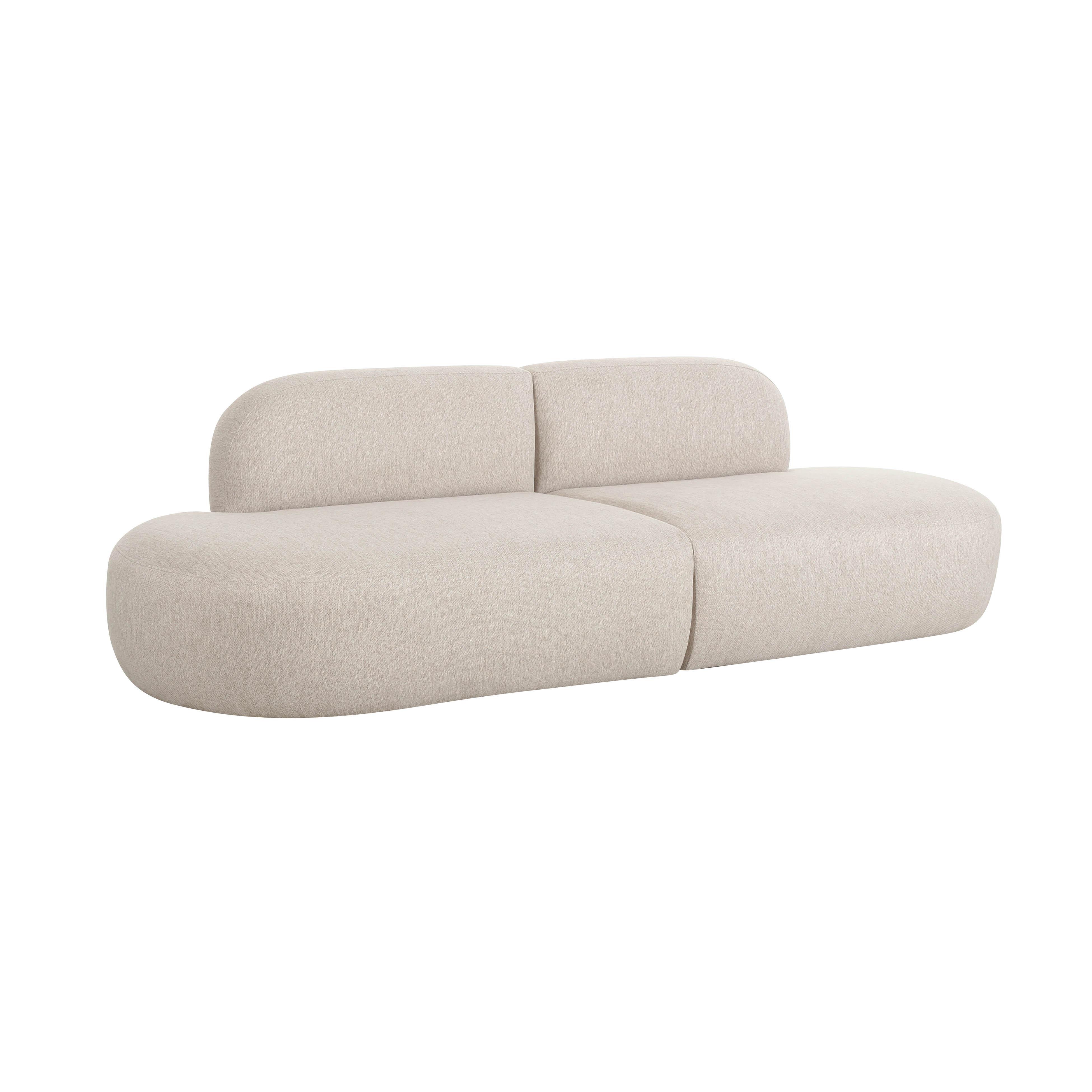 Broohah Beige Linen Sofa - Remutear