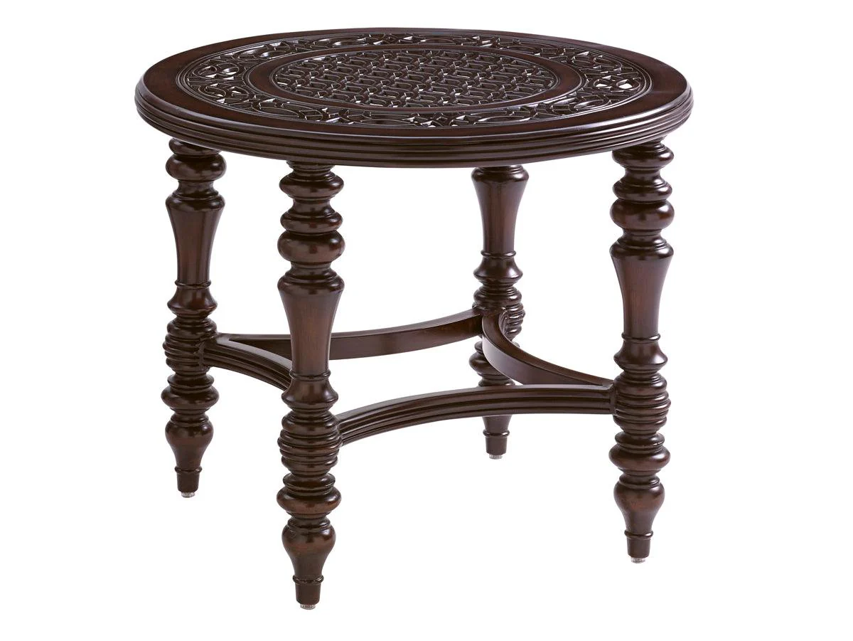 Black Sands Round End Table - Remutear