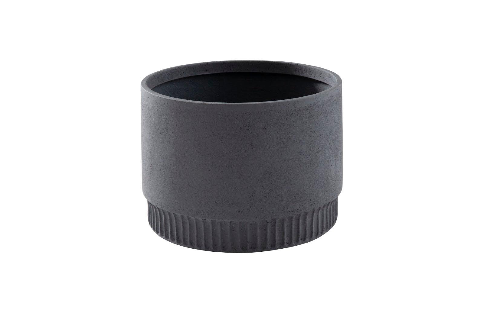 Harvest Planter, Large, Dark Gray - Remutear
