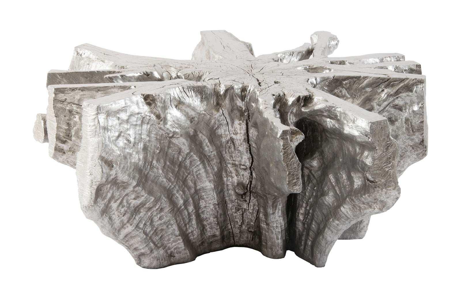 Dante Root Coffee Table, Silver Leaf - Remutear
