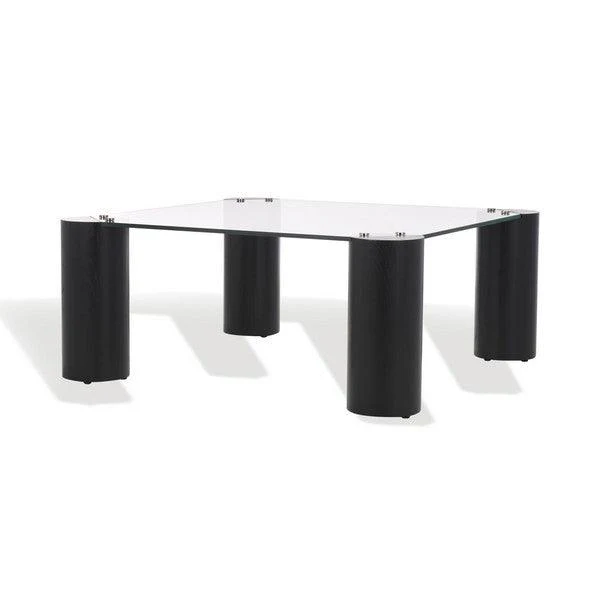 Robbie Square Glass Top Coffee Table - Remutear