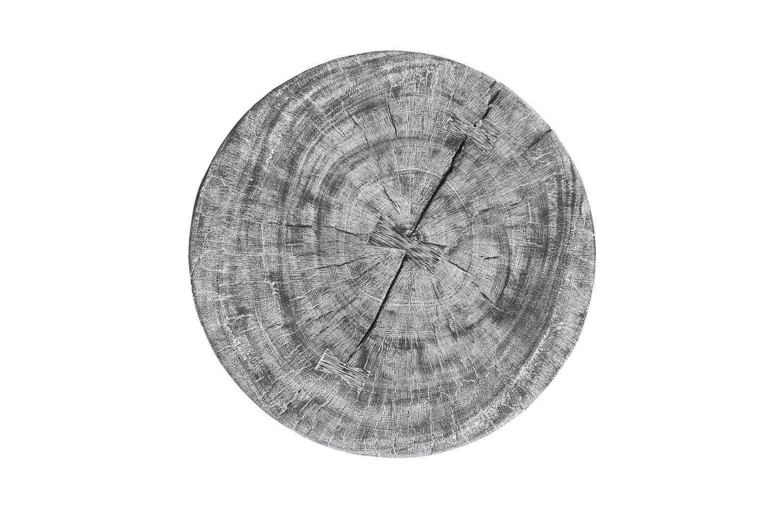 Hour Glass Side Table, Gray Stone - Remutear