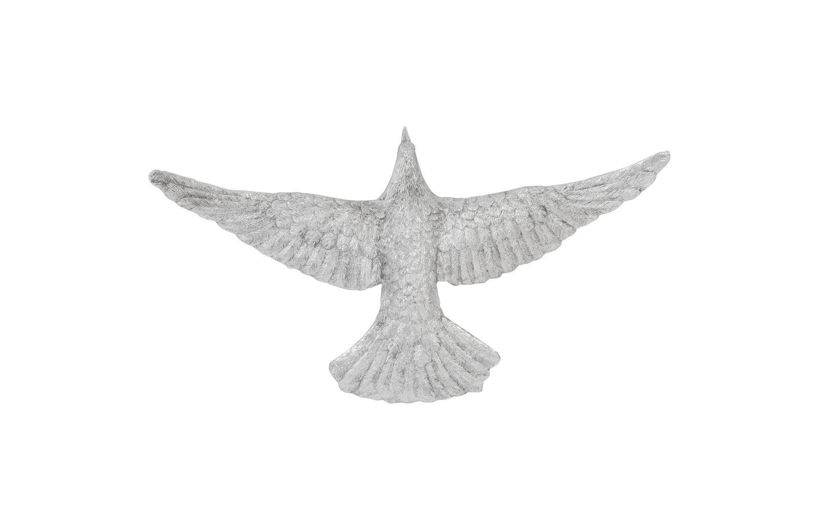 Dove Wall Art, Silver Leaf - Remutear