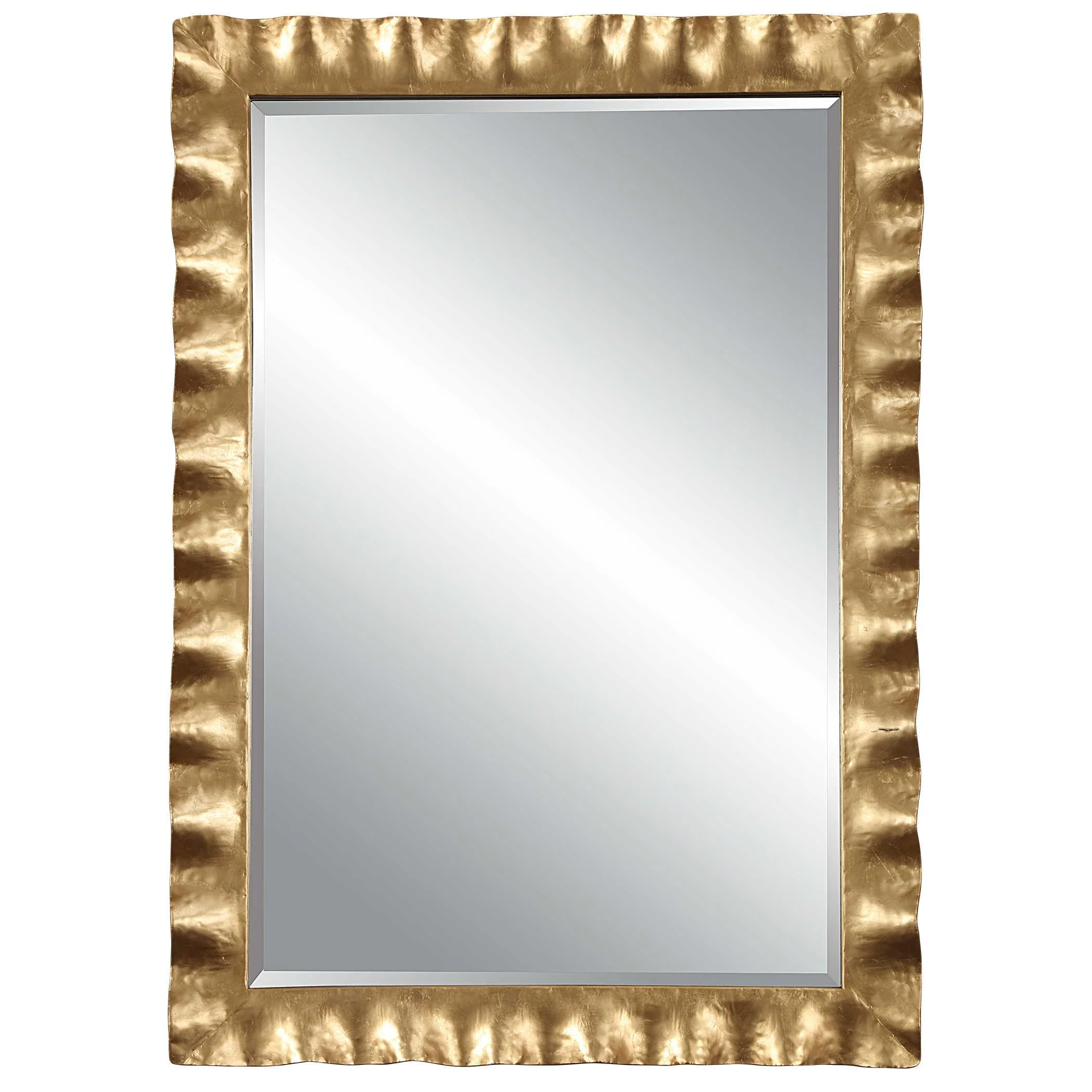 HAYA SCALLOPED GOLD MIRROR - Remutear