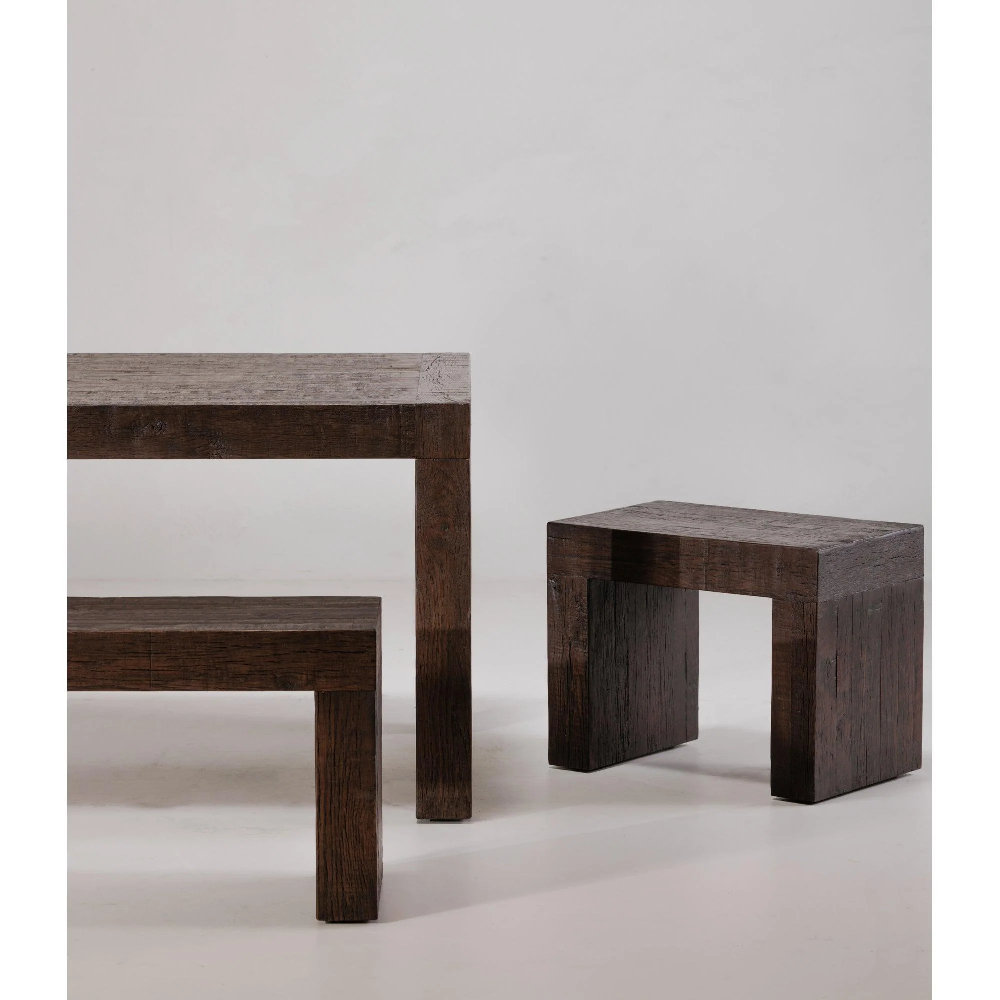 Evander Dining Stool Rustic Brown - Remutear