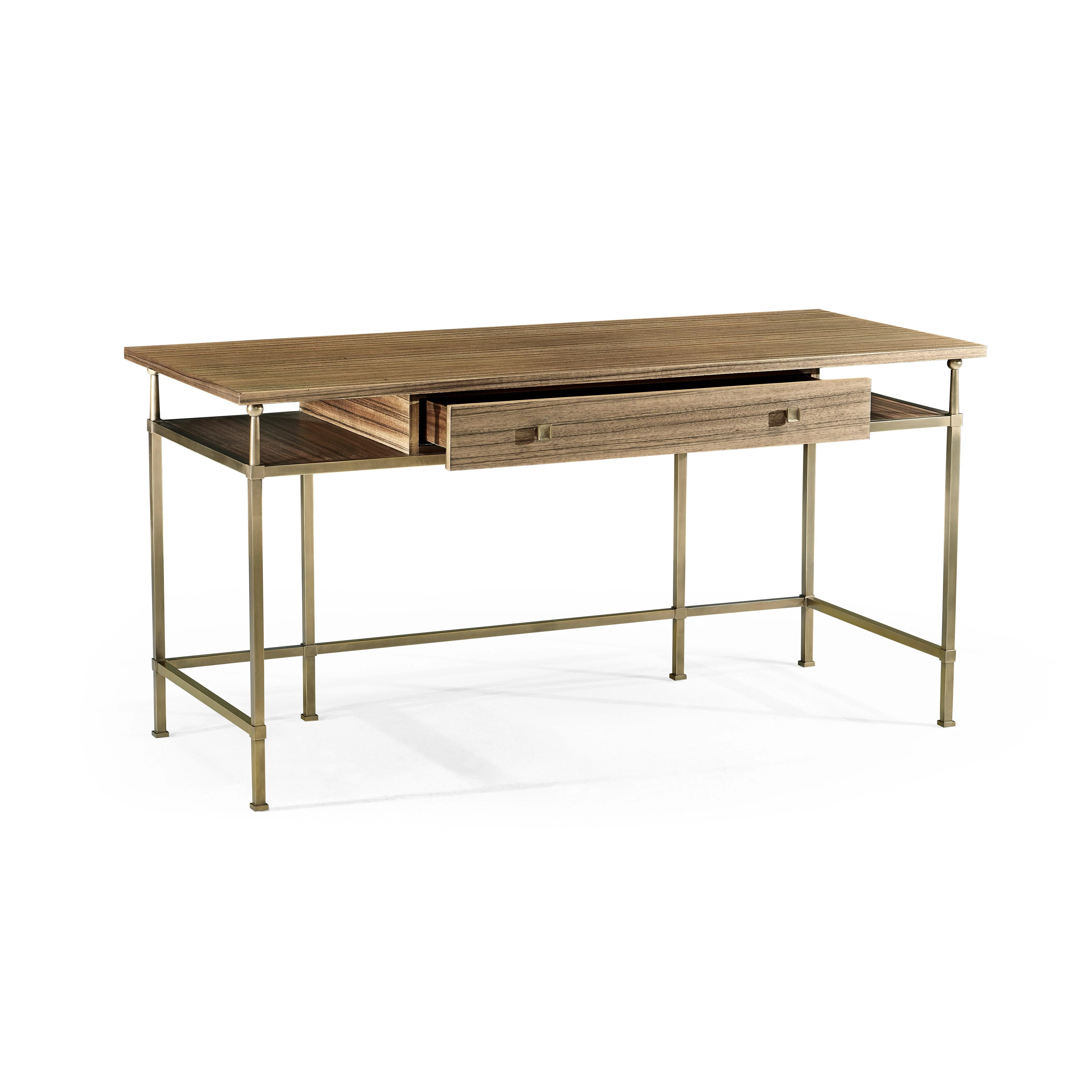 Hamilton Golden Amber Writing Desk - Remutear