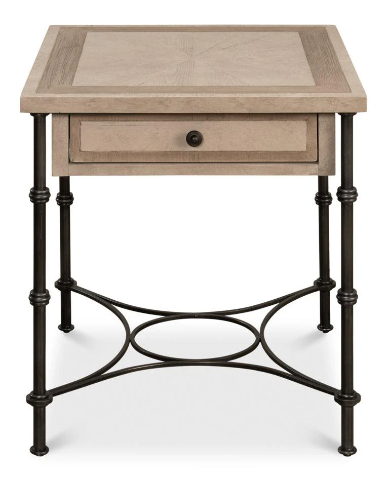 Chisholm Equestrian Side Table Barn Grey - Remutear