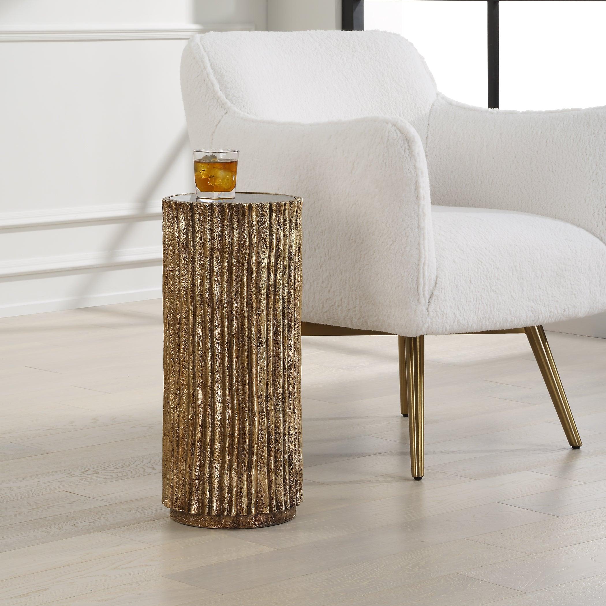 Echo Brass Drink Table - Remutear