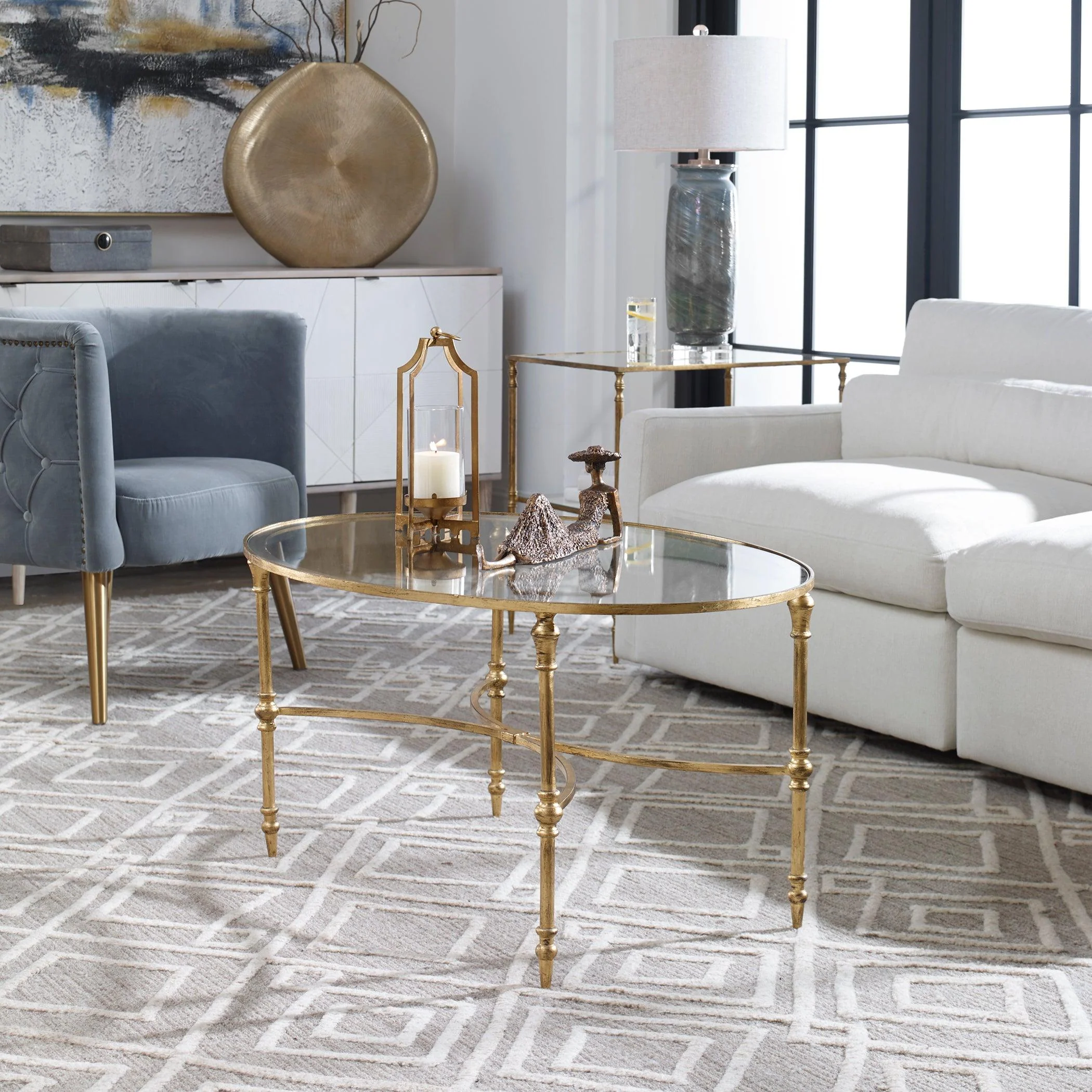 VITYA GLASS COFFEE TABLE - Remutear
