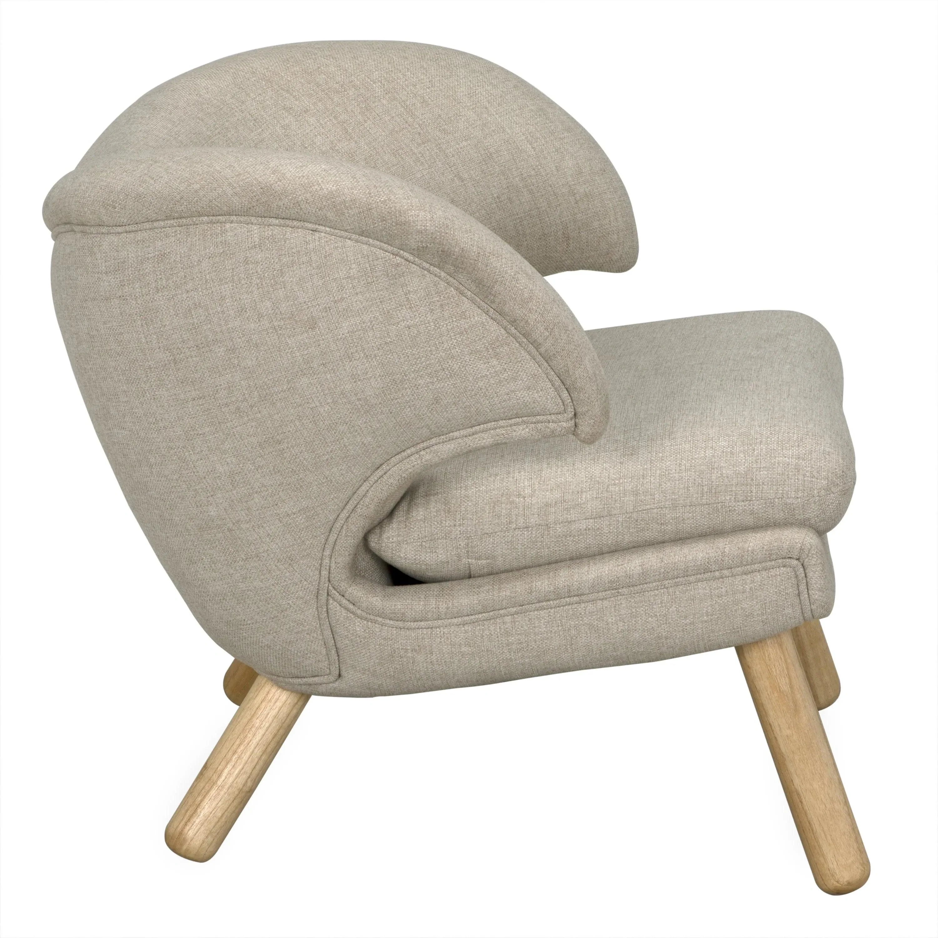 Valerie Chair with Wheat Fabric - Remutear