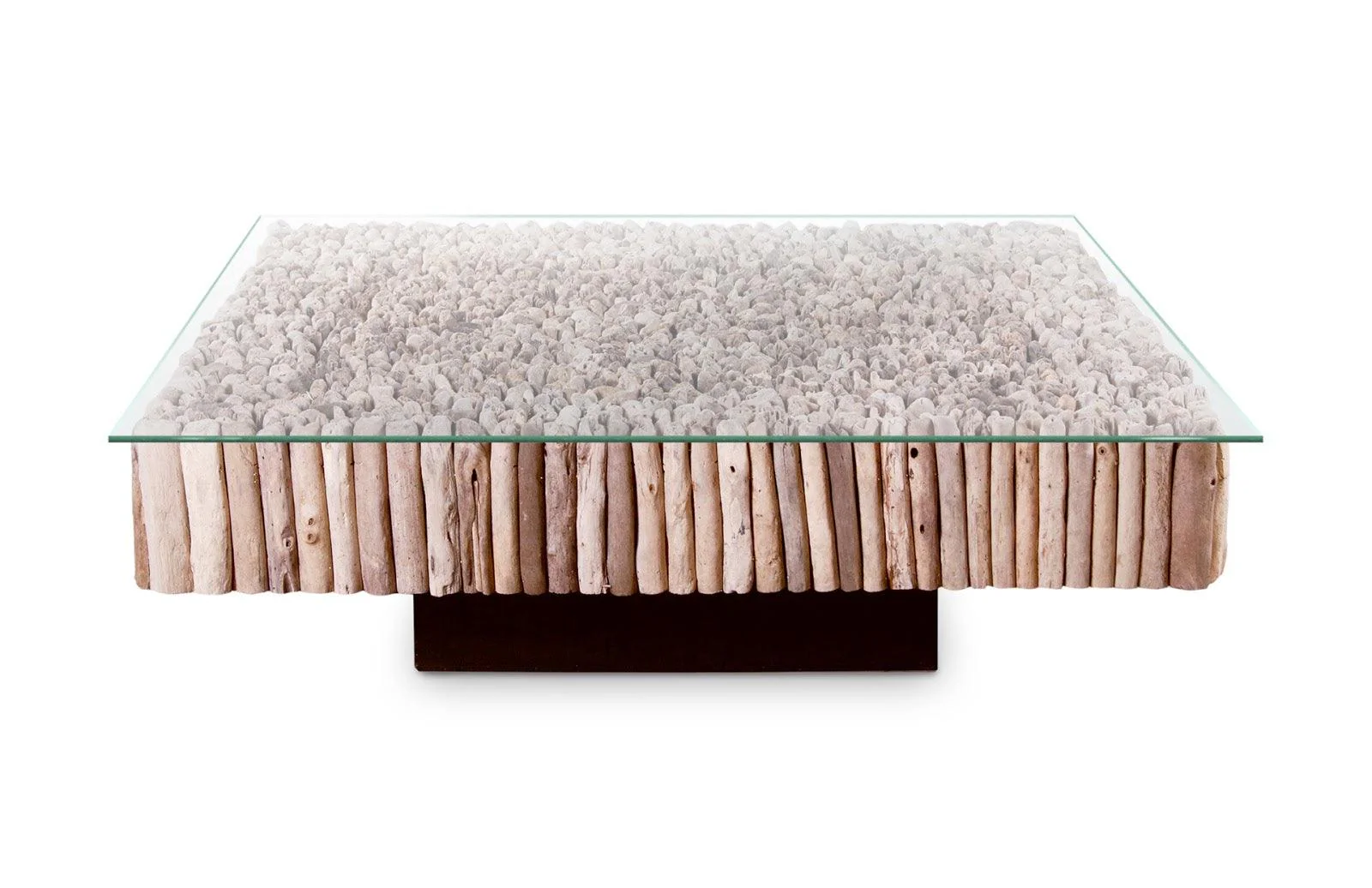 Manhattan Coffee Table, Square, with Glass - Remutear