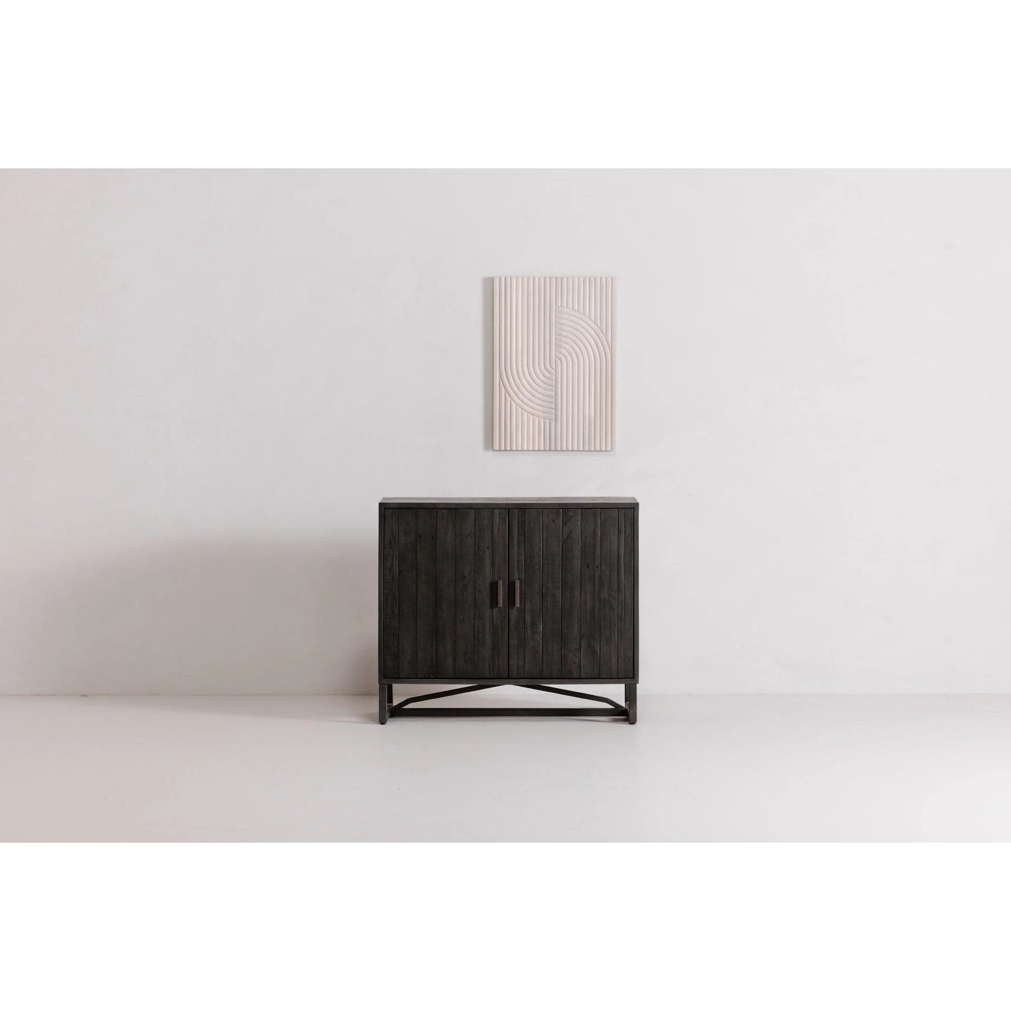 Sierra 2 Door Cabinet Black - Remutear