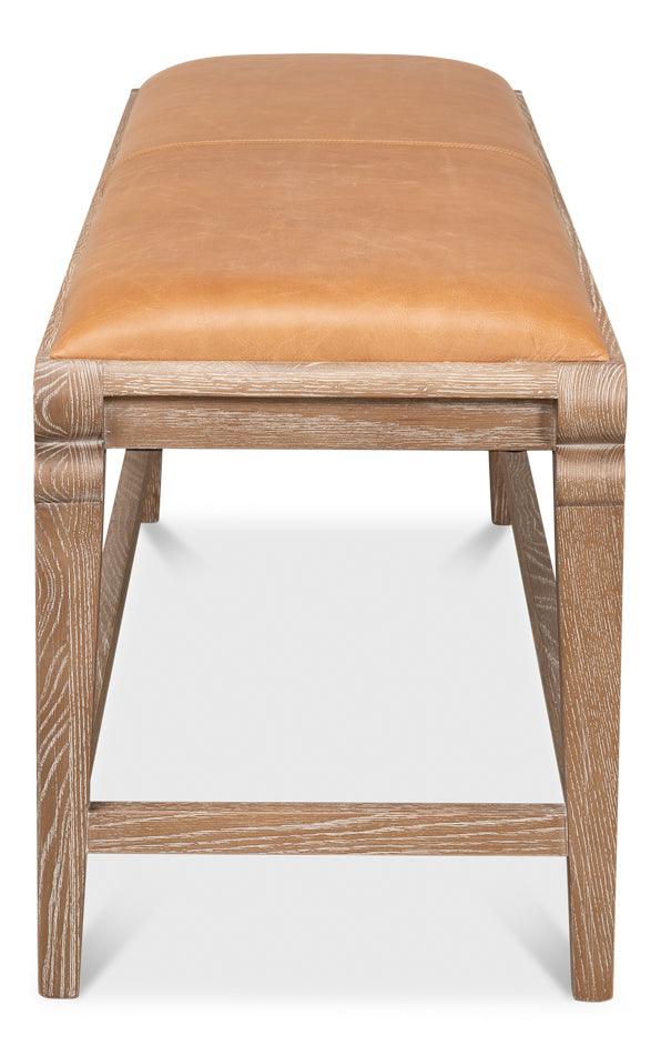 Smith Building Parlor Bench - Leather - Remutear