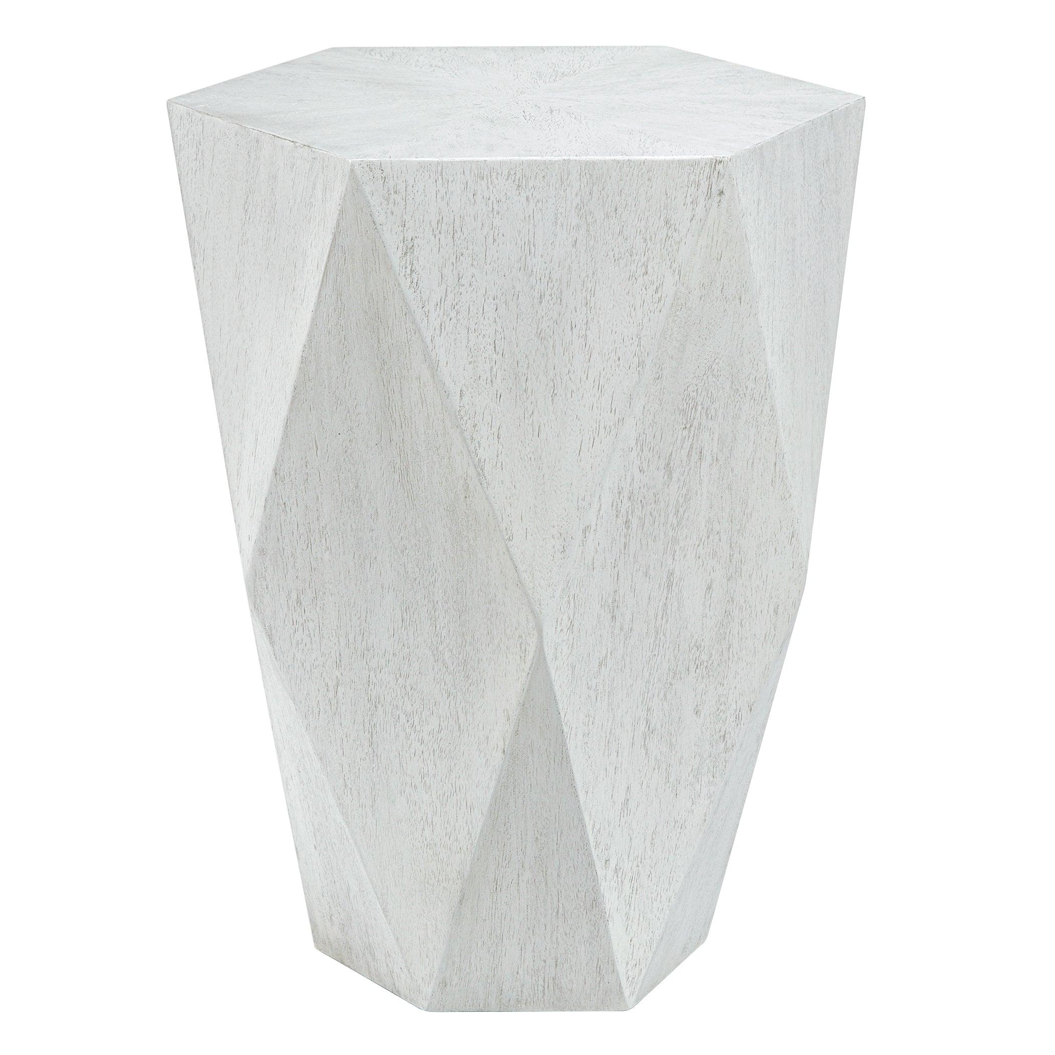 Volker White Side Table - Remutear