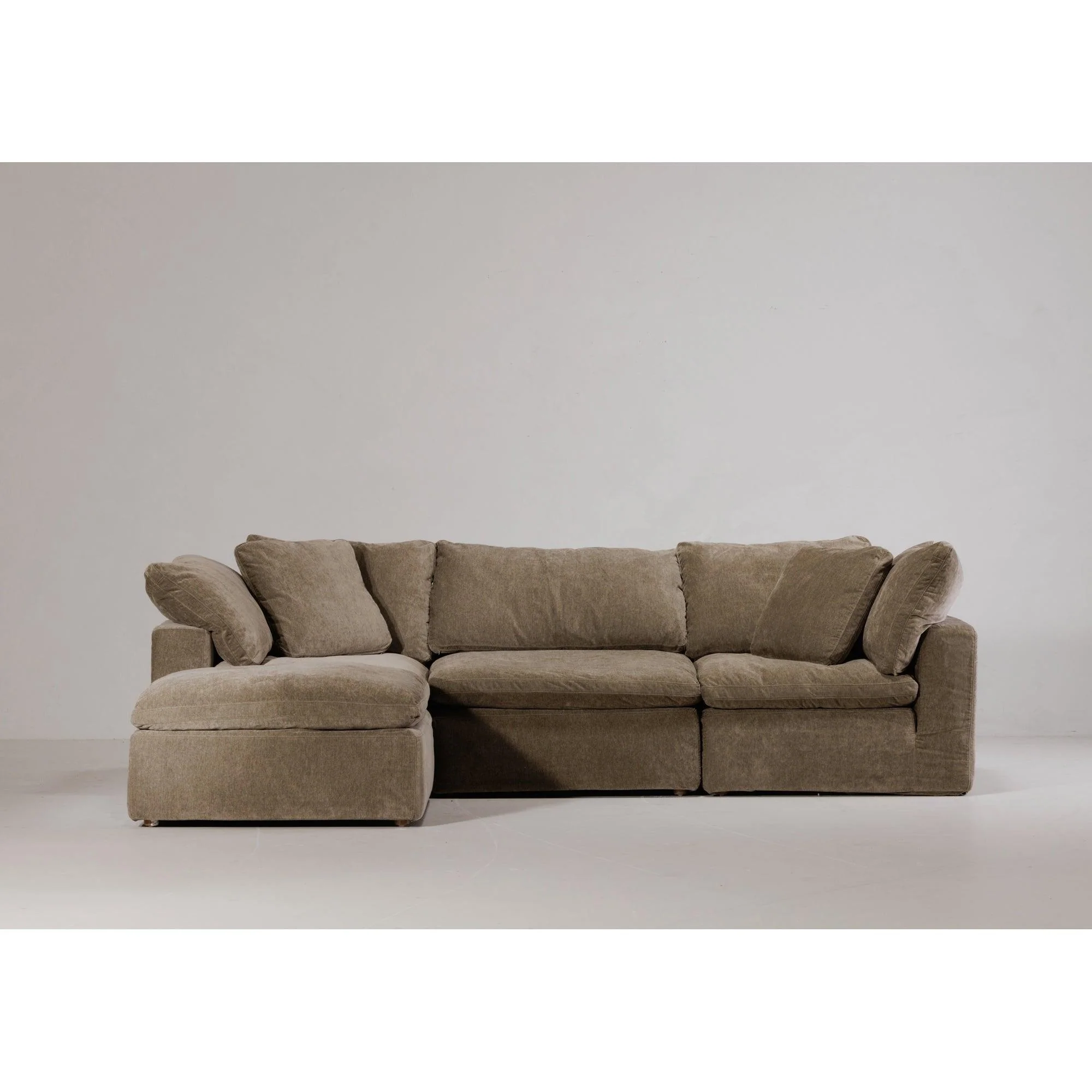 Terra Lounge Modular Sectional Performance Fabric Desert Sage - Remutear