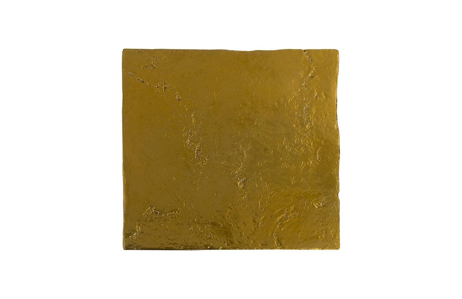 Slate Pedestal, Small, Liquid Gold - Remutear