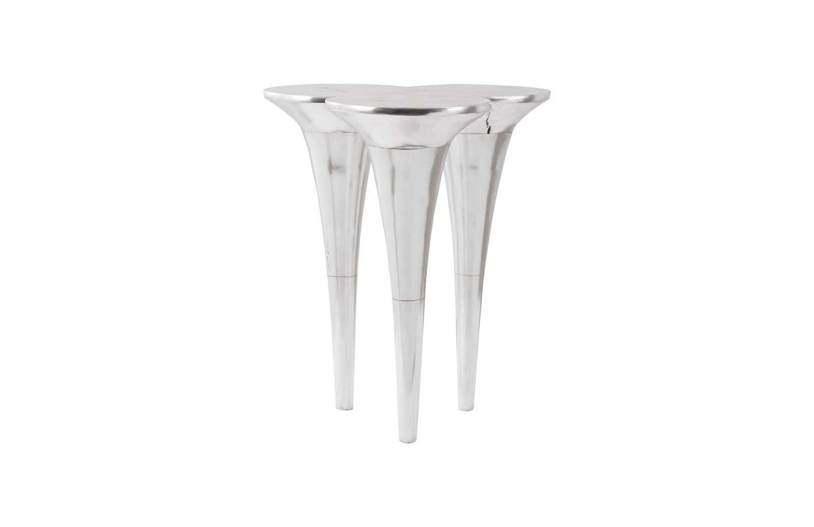 Marley Bar Table, Silver Leaf - Remutear