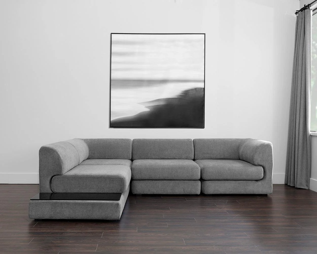 Harmony Modular - Armless Chair - Left Shelf - Remutear